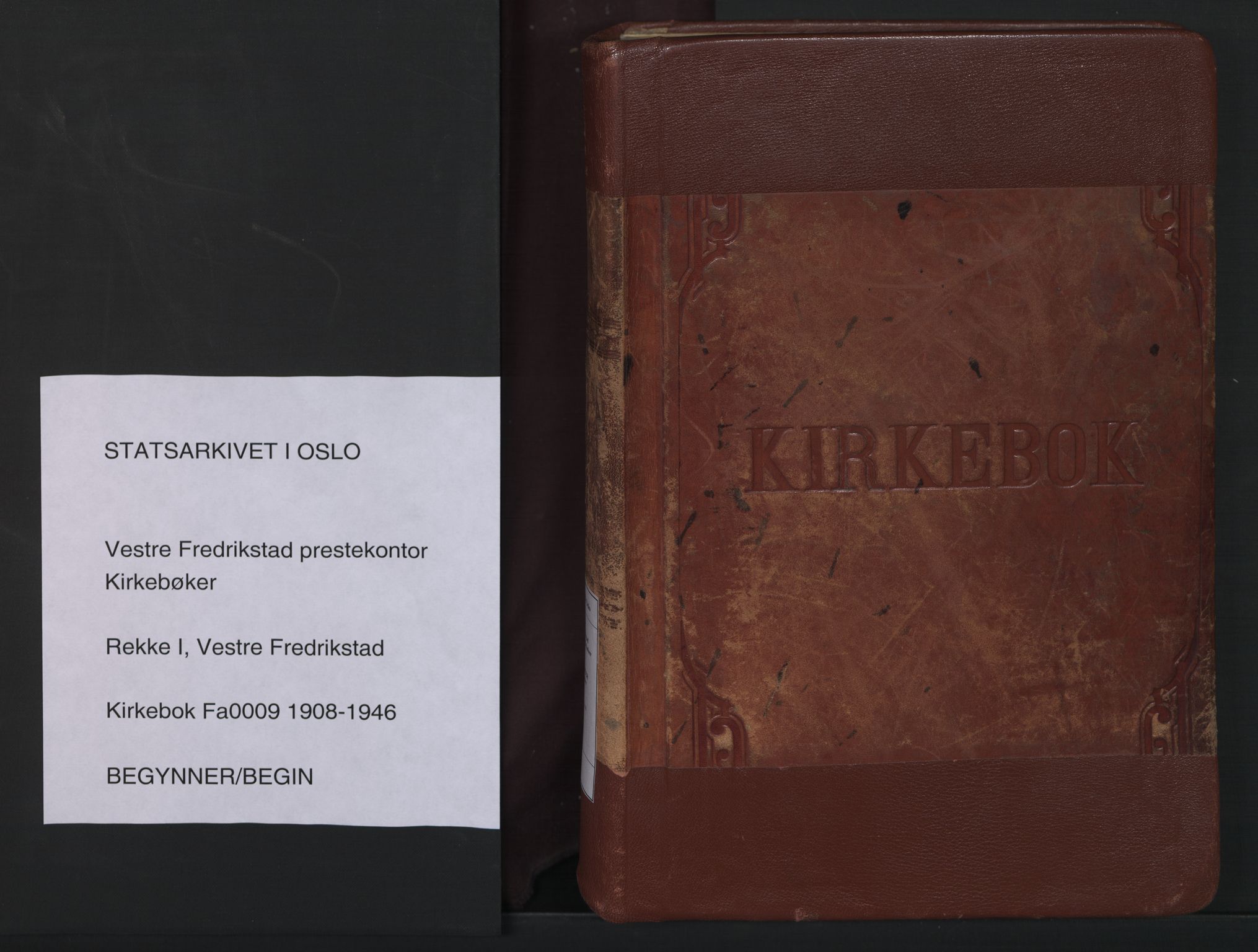 Fredrikstad domkirkes prestekontor Kirkebøker, AV/SAO-A-10906/F/Fa/L0009: Ministerialbok nr. 9, 1908-1946