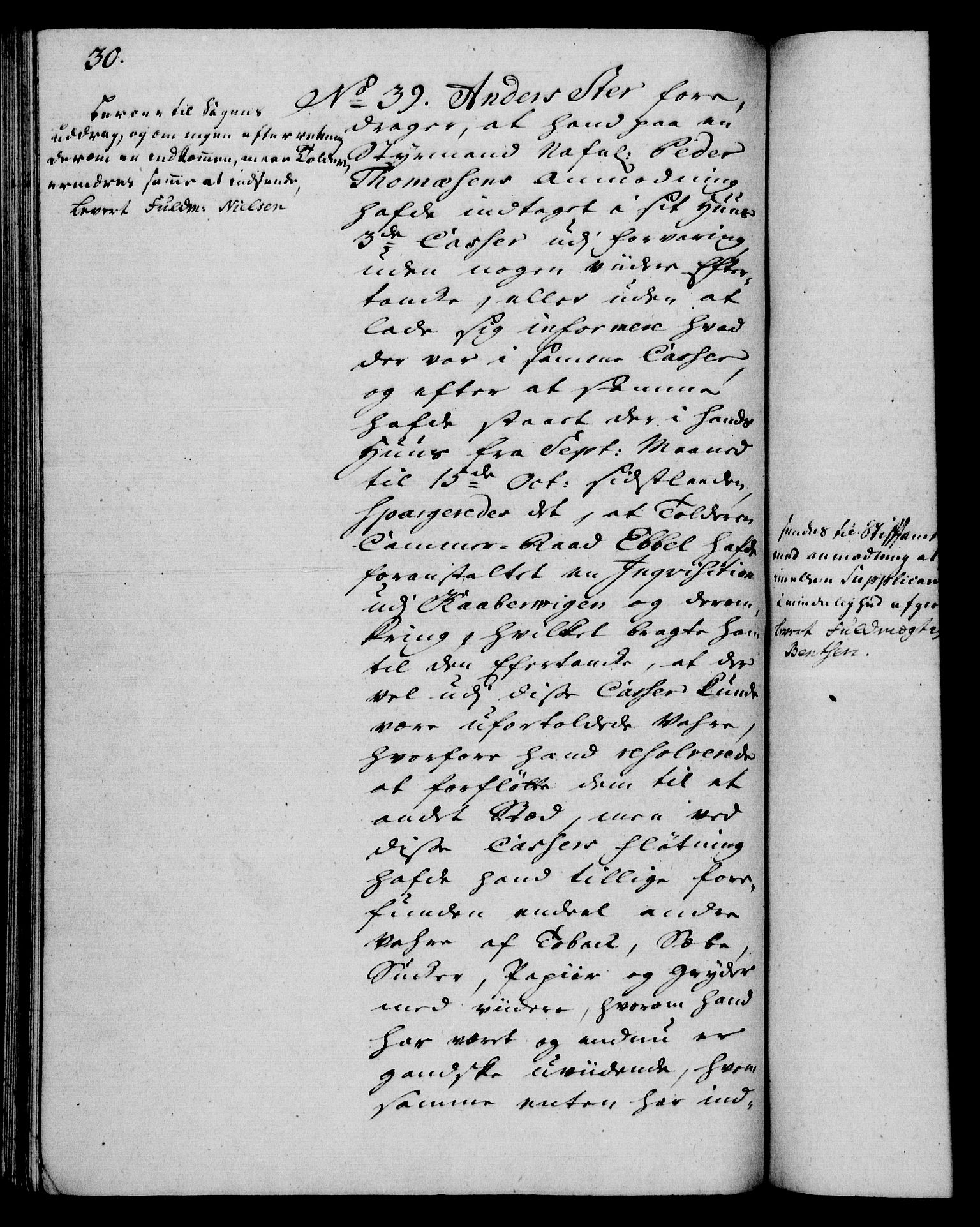 Rentekammeret, Kammerkanselliet, AV/RA-EA-3111/G/Gh/Gha/L0029: Norsk ekstraktmemorialprotokoll (merket RK 53.74), 1748-1749, s. 30