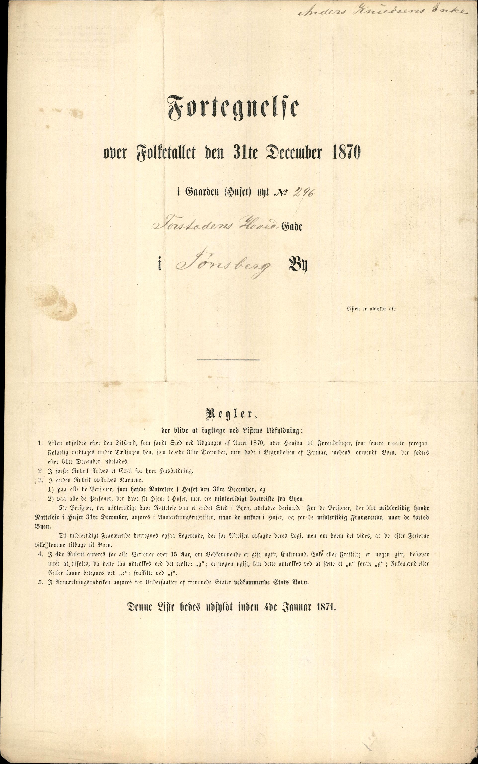 RA, Folketelling 1870 for 0705 Tønsberg kjøpstad, 1870, s. 614