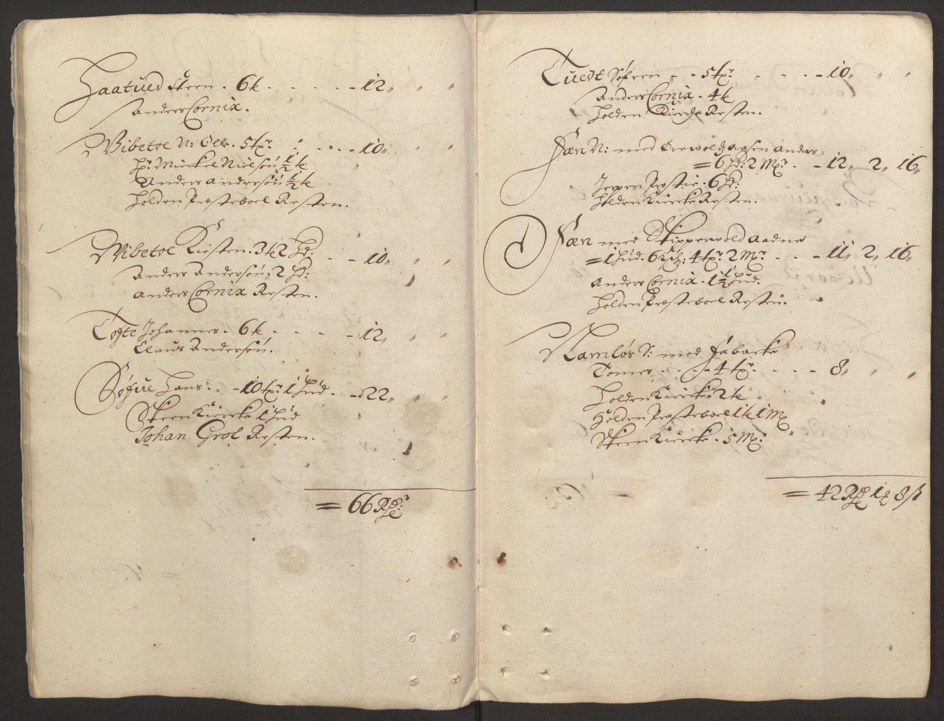 Rentekammeret inntil 1814, Reviderte regnskaper, Fogderegnskap, RA/EA-4092/R35/L2072: Fogderegnskap Øvre og Nedre Telemark, 1679, s. 43