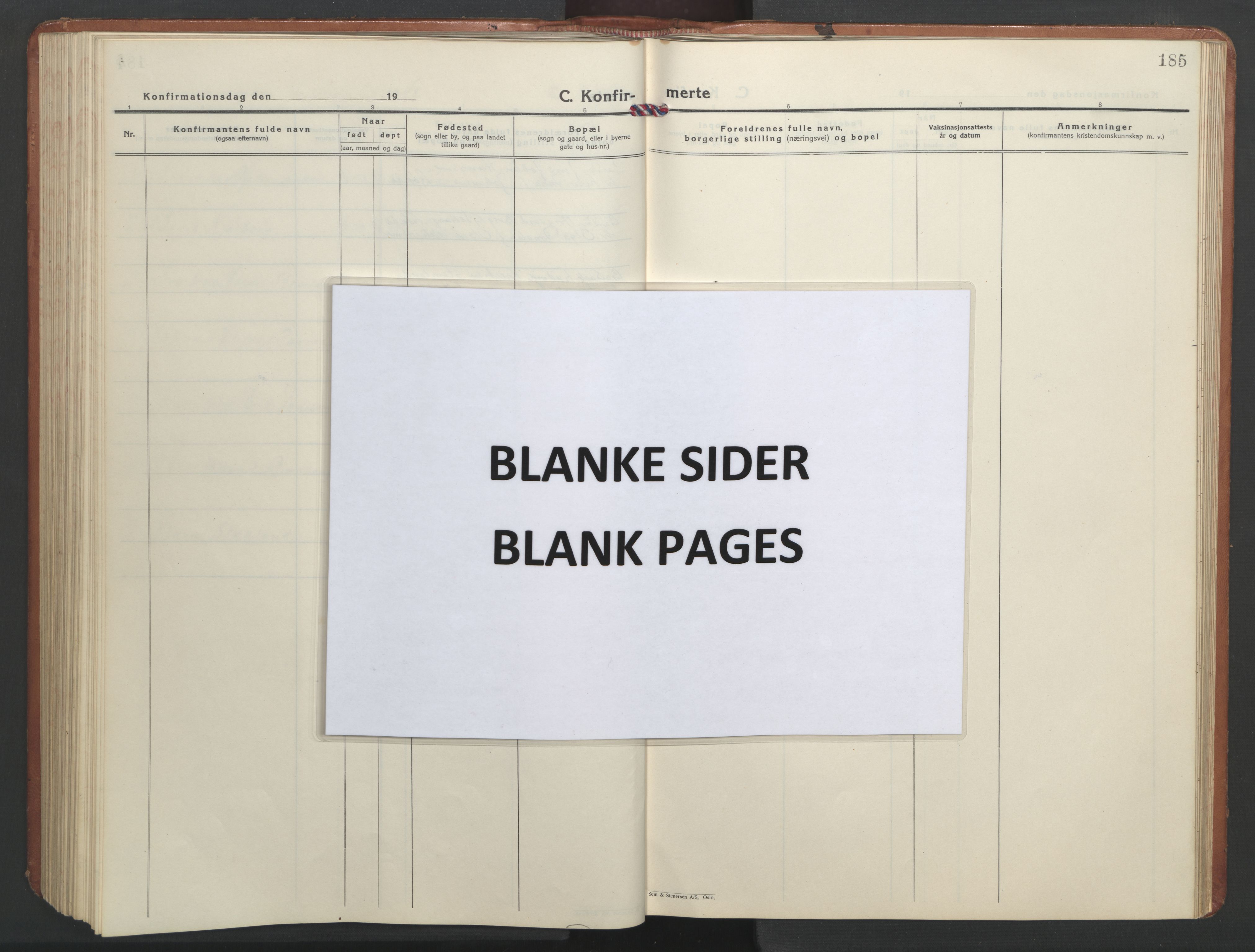 Ministerialprotokoller, klokkerbøker og fødselsregistre - Nordland, AV/SAT-A-1459/851/L0727: Klokkerbok nr. 851C02, 1925-1948, s. 185