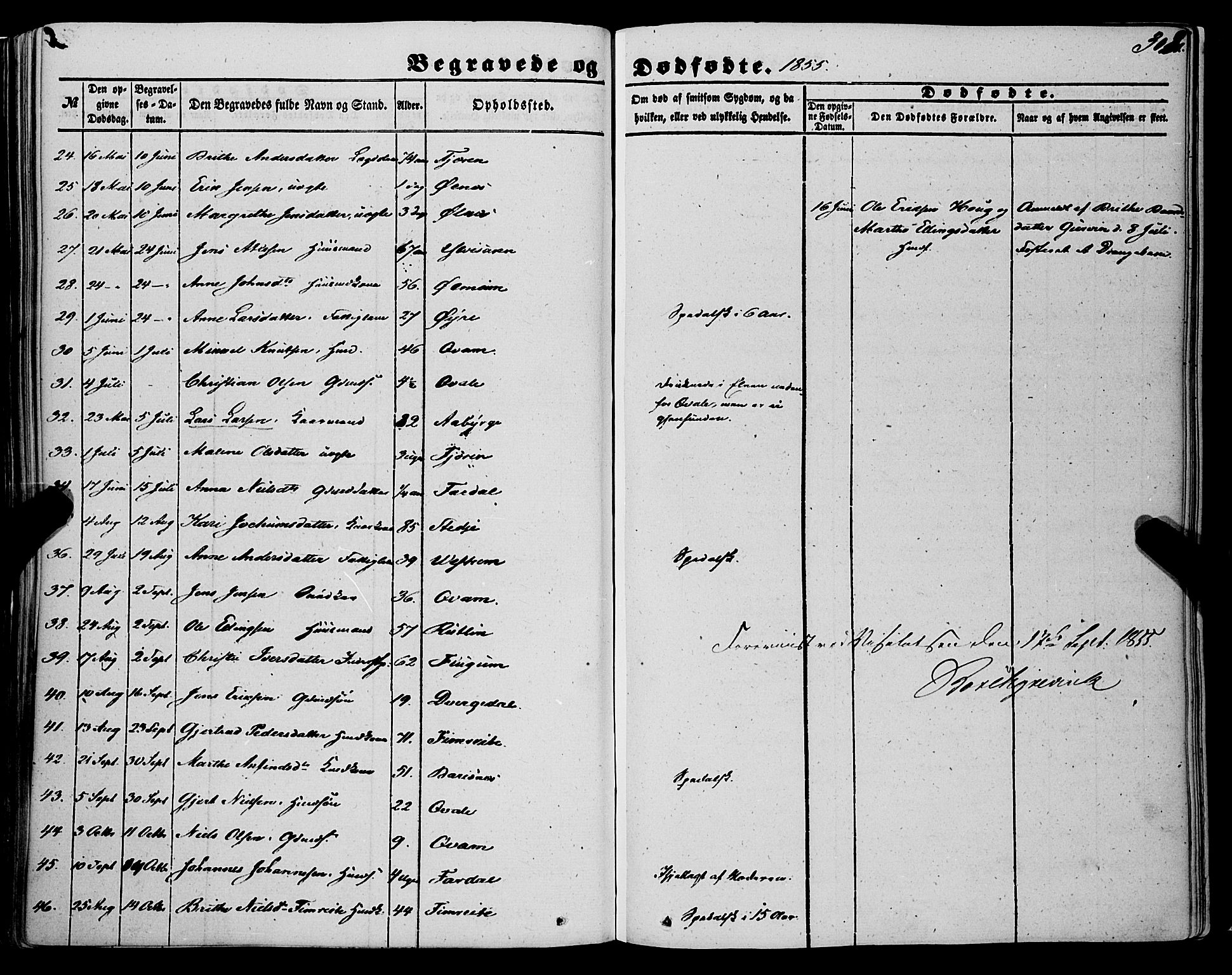 Sogndal sokneprestembete, AV/SAB-A-81301/H/Haa/Haaa/L0012II: Ministerialbok nr. A 12II, 1847-1877, s. 302