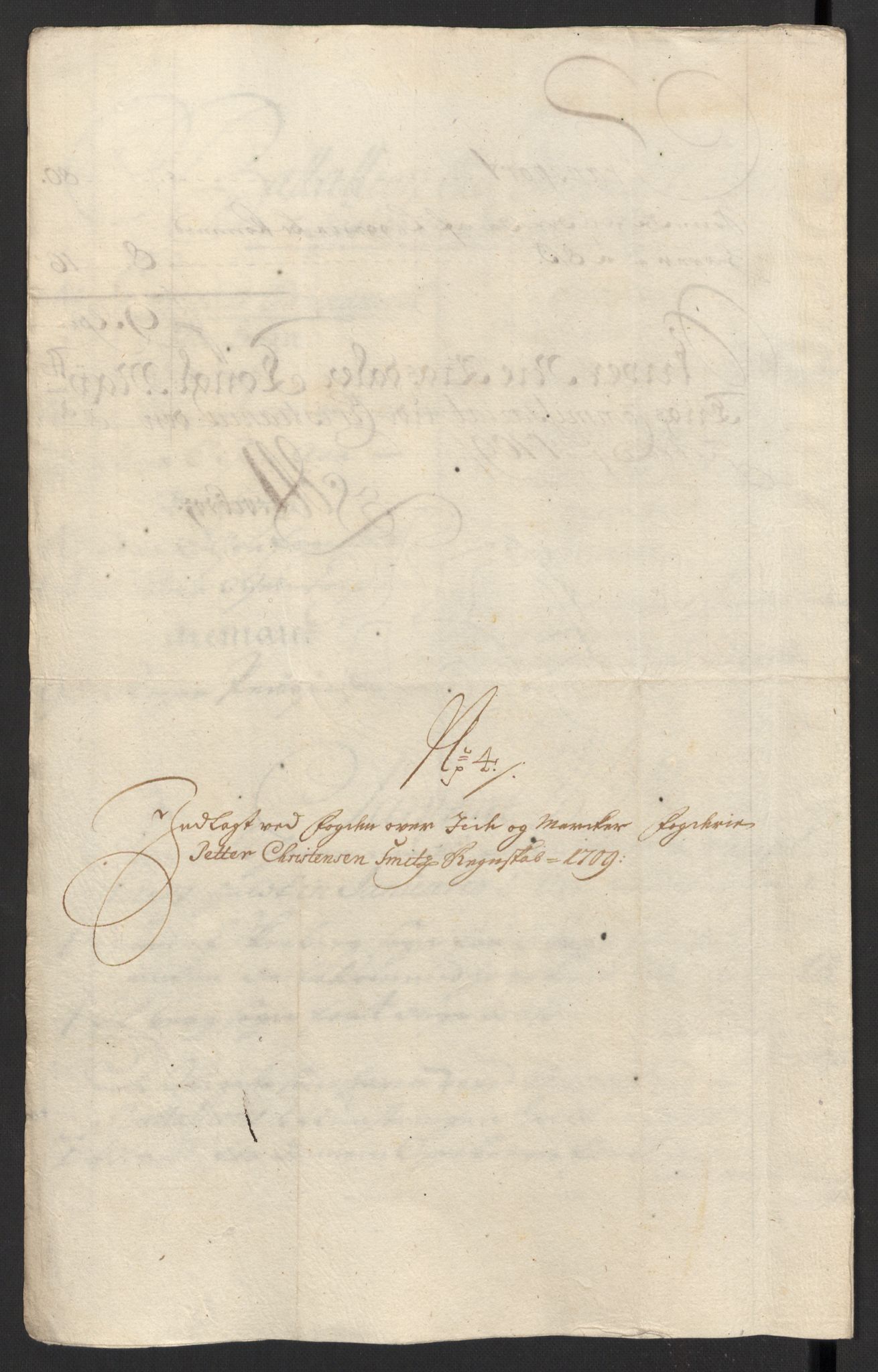 Rentekammeret inntil 1814, Reviderte regnskaper, Fogderegnskap, RA/EA-4092/R01/L0018: Fogderegnskap Idd og Marker, 1707-1709, s. 337