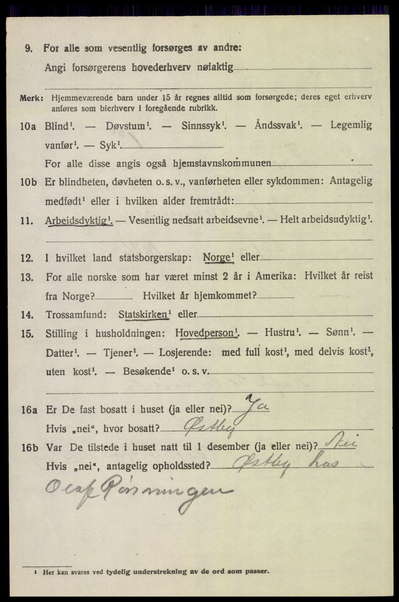 SAH, Folketelling 1920 for 0428 Trysil herred, 1920, s. 4598