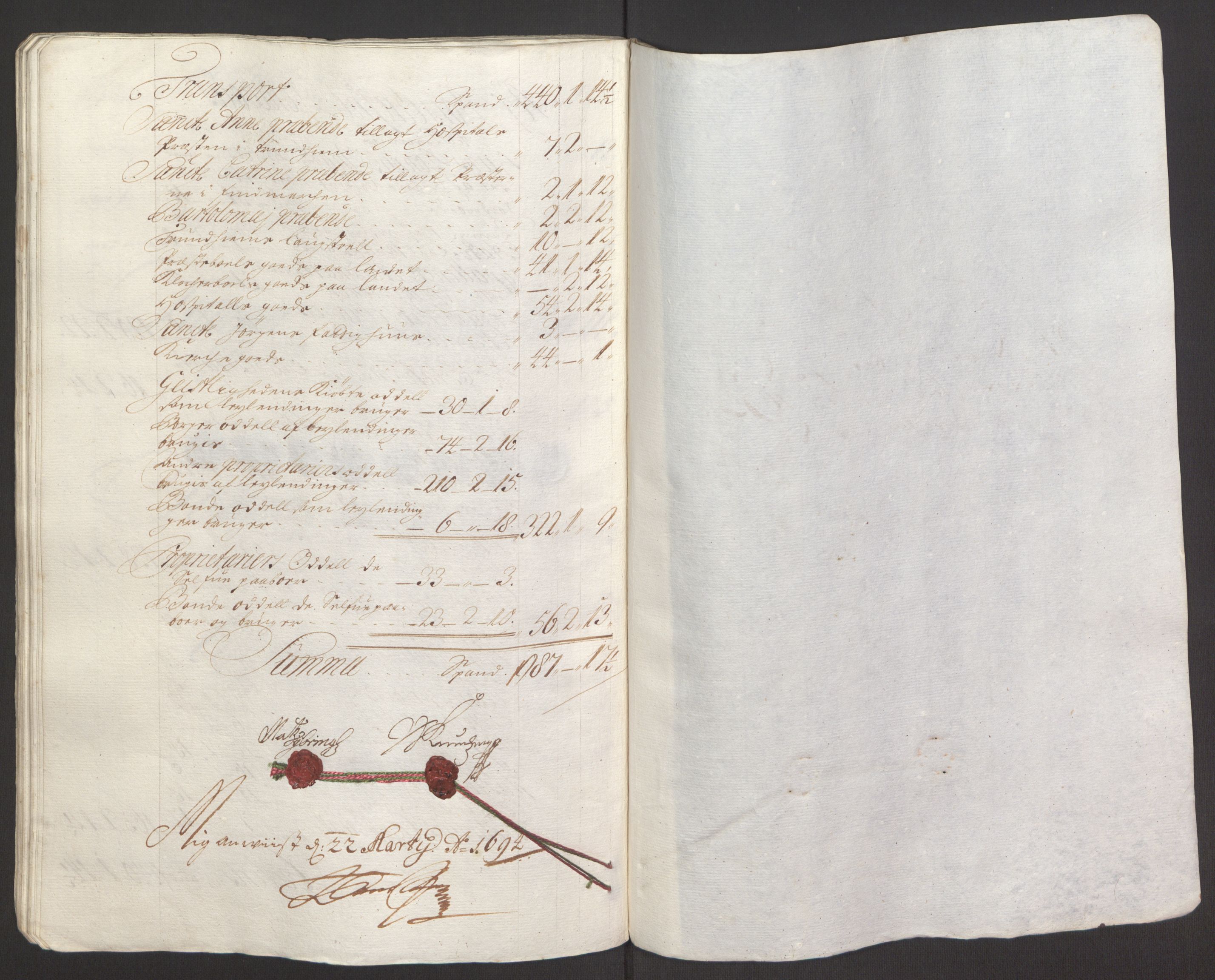 Rentekammeret inntil 1814, Reviderte regnskaper, Fogderegnskap, RA/EA-4092/R61/L4104: Fogderegnskap Strinda og Selbu, 1693-1694, s. 54