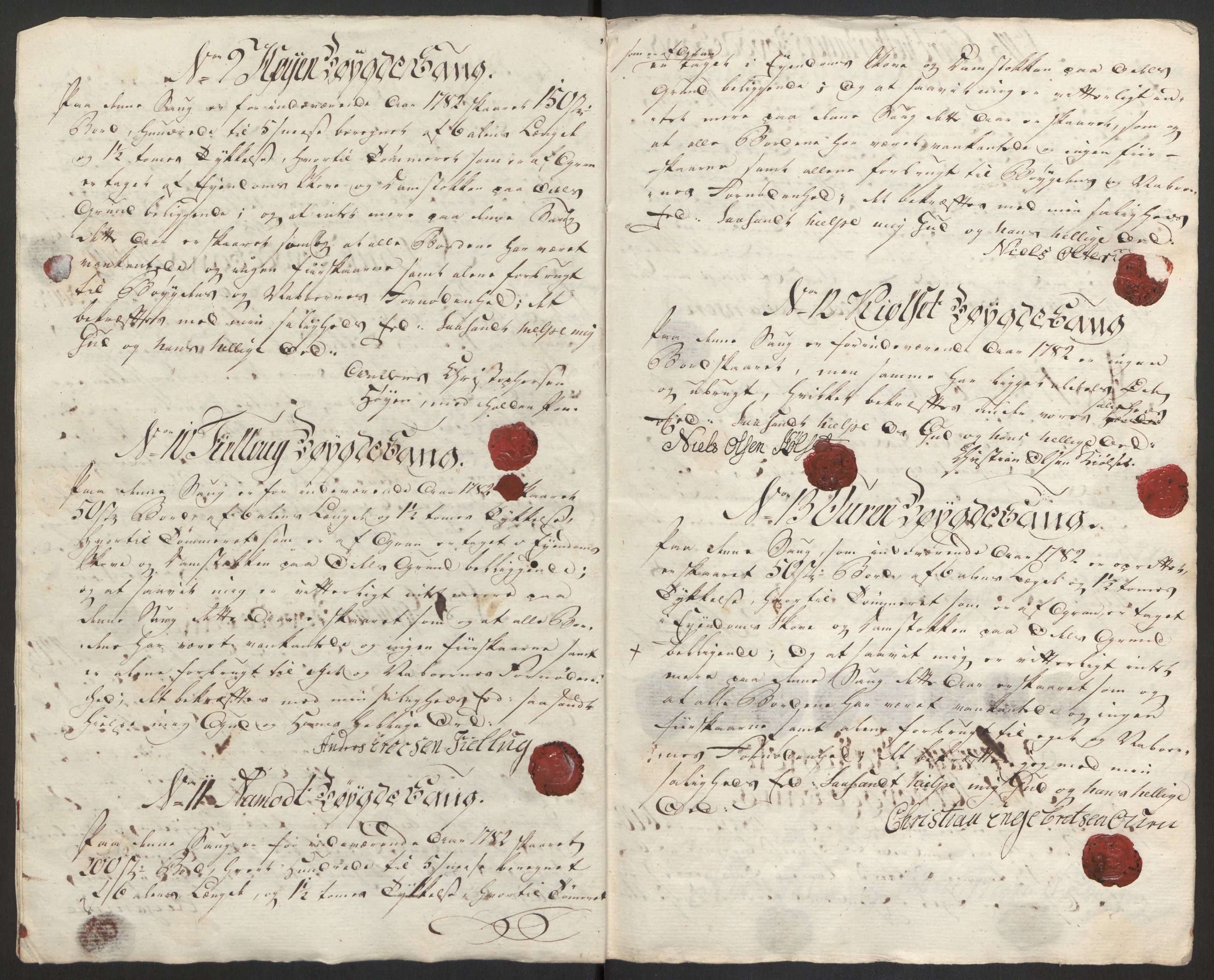 Rentekammeret inntil 1814, Reviderte regnskaper, Fogderegnskap, AV/RA-EA-4092/R19/L1369: Fogderegnskap Toten, Hadeland og Vardal, 1782, s. 85