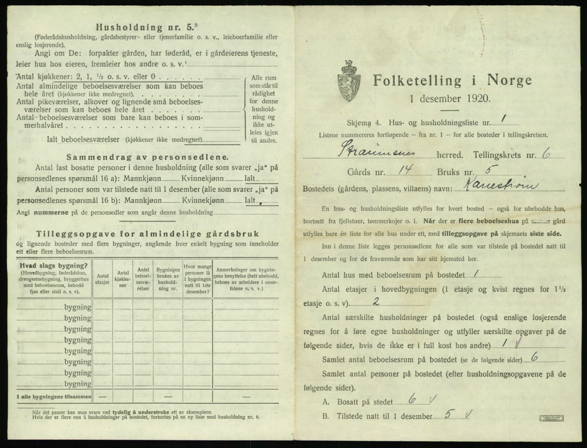 SAT, Folketelling 1920 for 1559 Straumsnes herred, 1920, s. 375