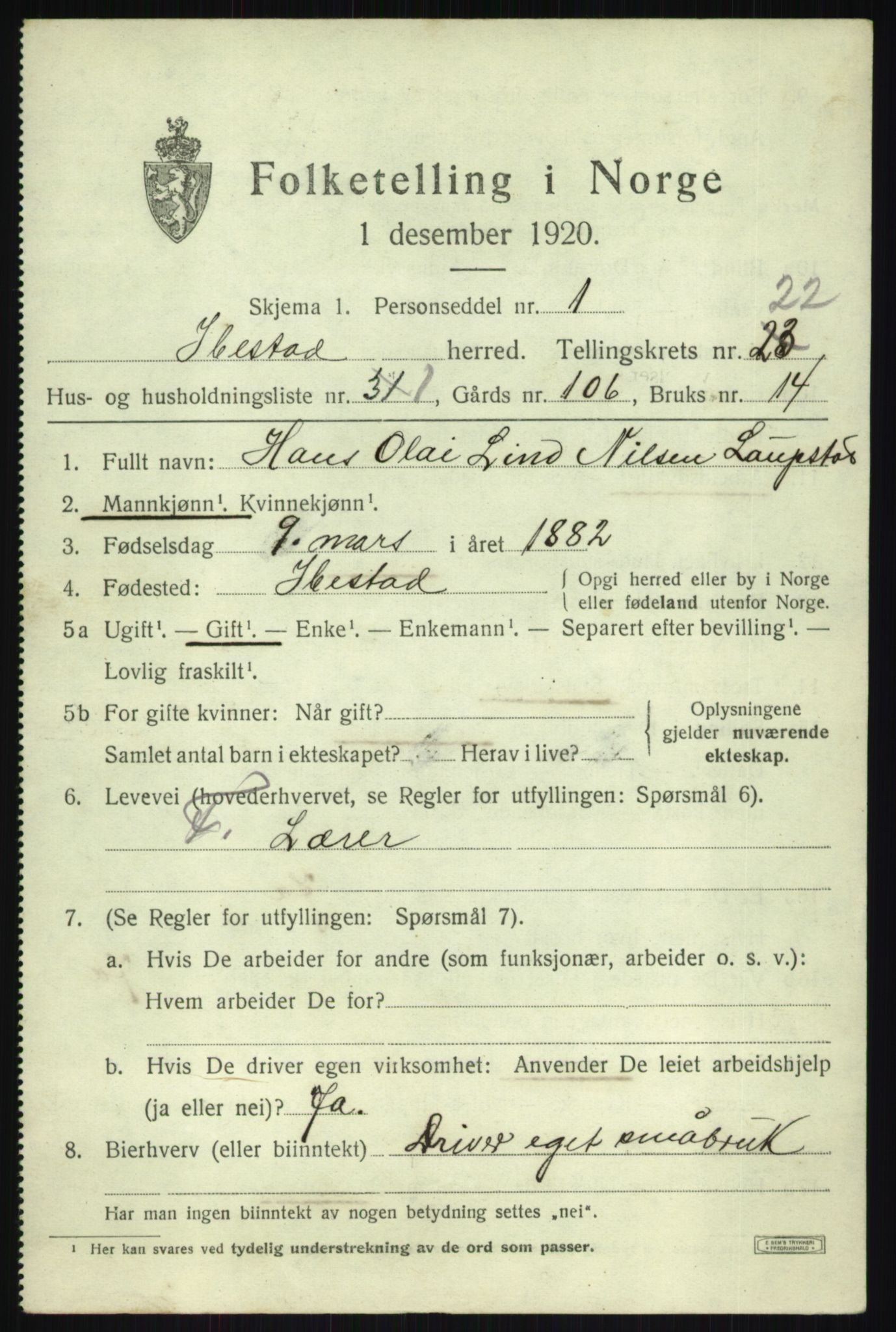 SATØ, Folketelling 1920 for 1917 Ibestad herred, 1920, s. 12369