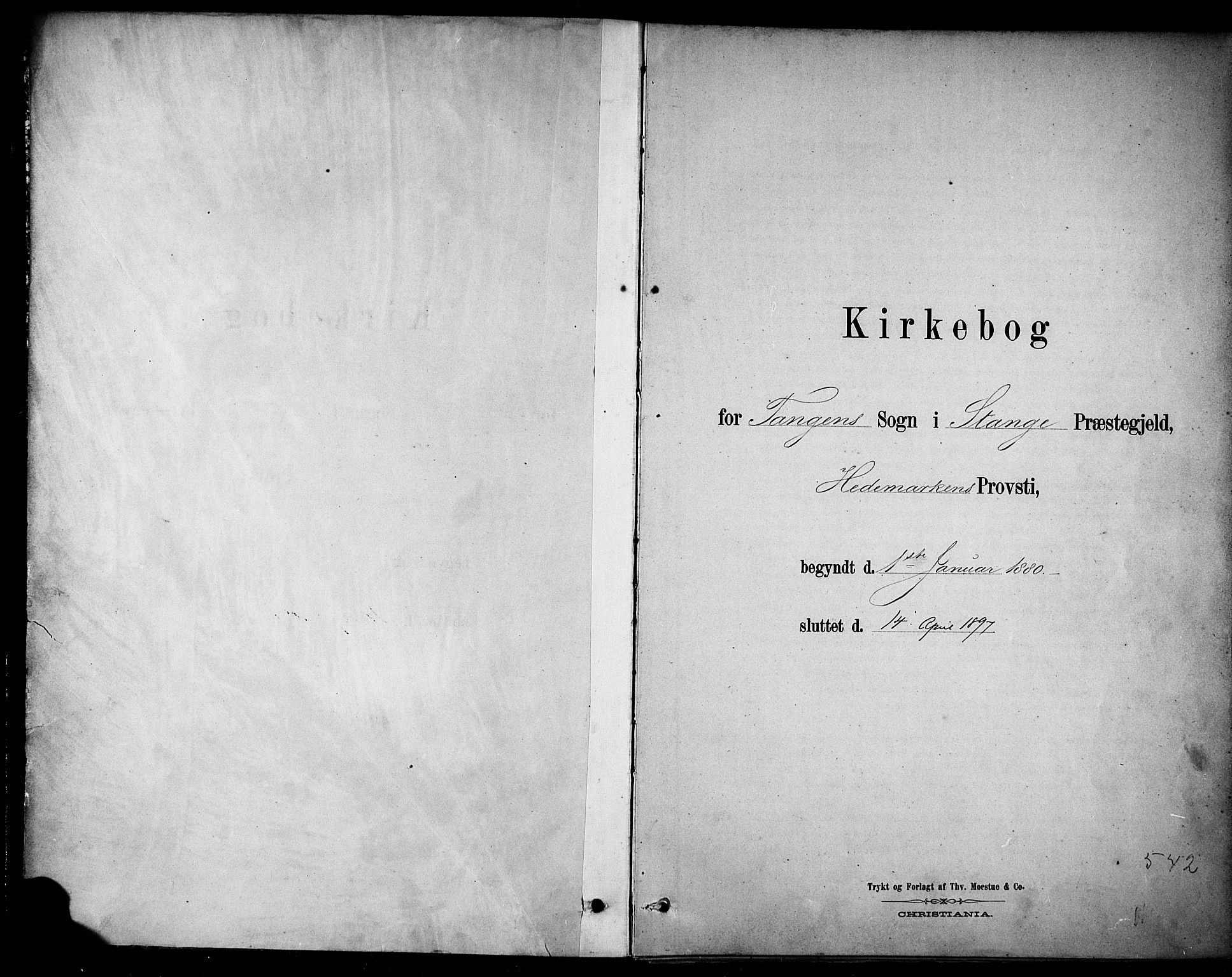 Stange prestekontor, SAH/PREST-002/K/L0018: Ministerialbok nr. 18, 1880-1896