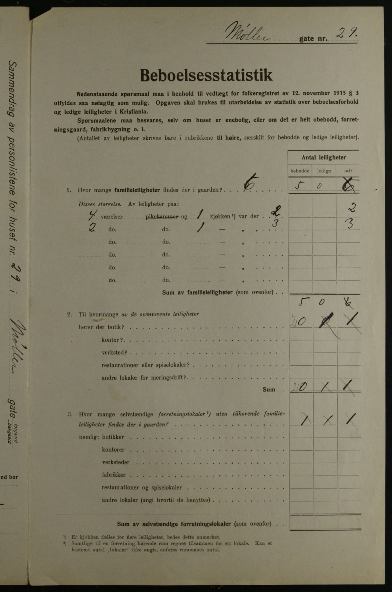 OBA, Kommunal folketelling 1.12.1923 for Kristiania, 1923, s. 75653