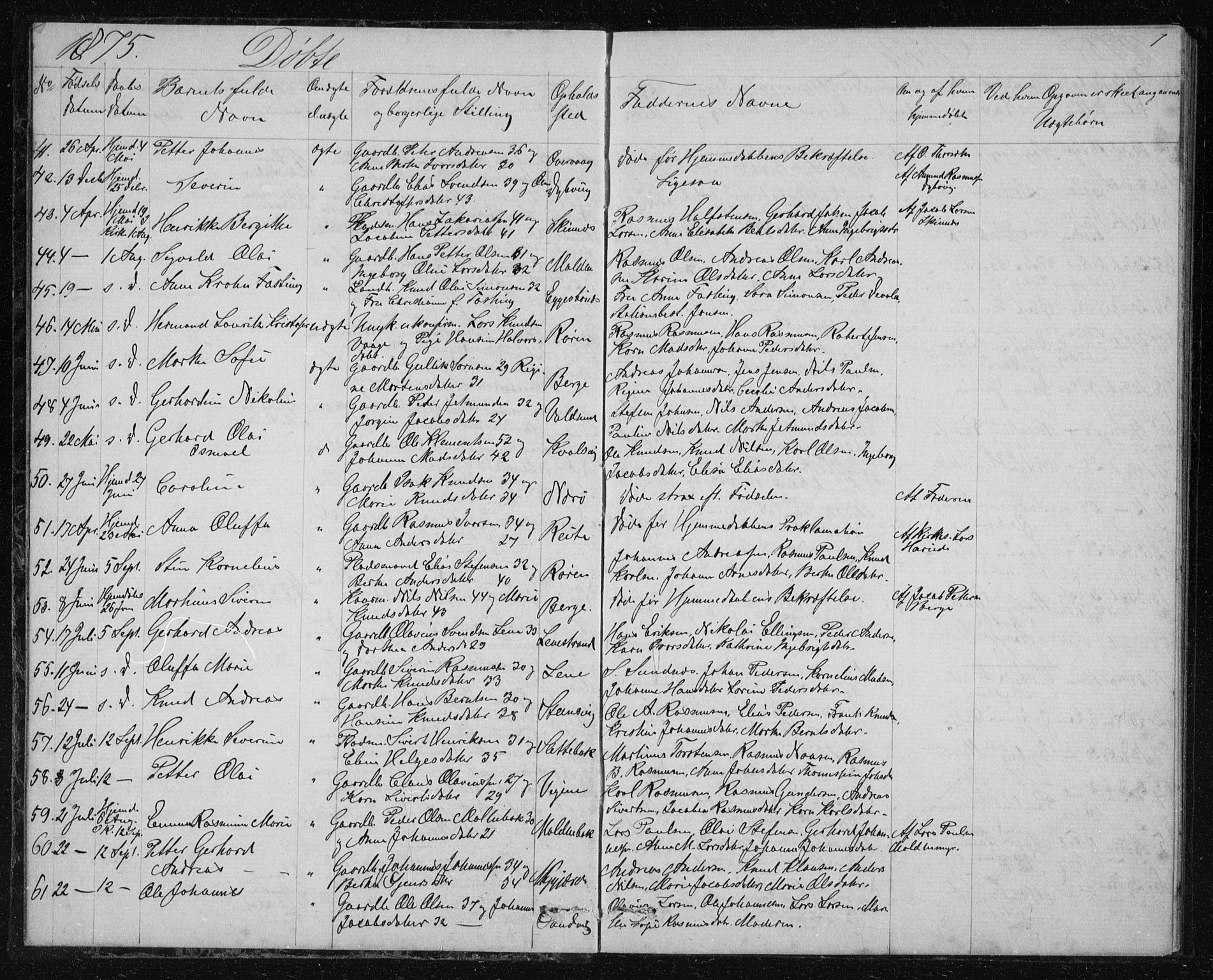 Ministerialprotokoller, klokkerbøker og fødselsregistre - Møre og Romsdal, AV/SAT-A-1454/507/L0080: Klokkerbok nr. 507C03, 1874-1877, s. 7
