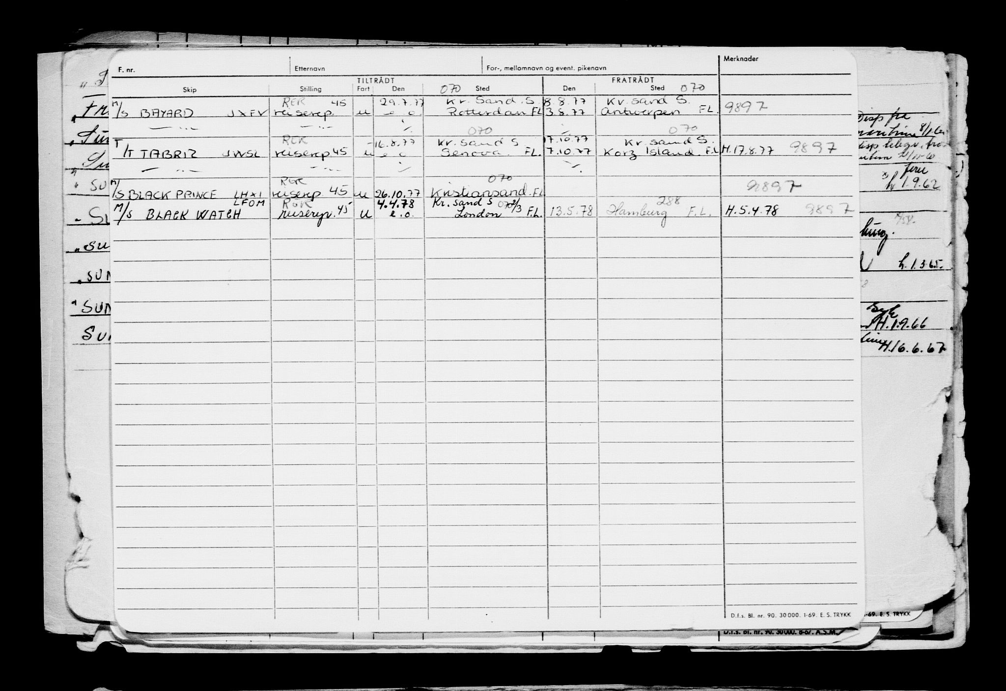 Direktoratet for sjømenn, AV/RA-S-3545/G/Gb/L0212: Hovedkort, 1922, s. 232