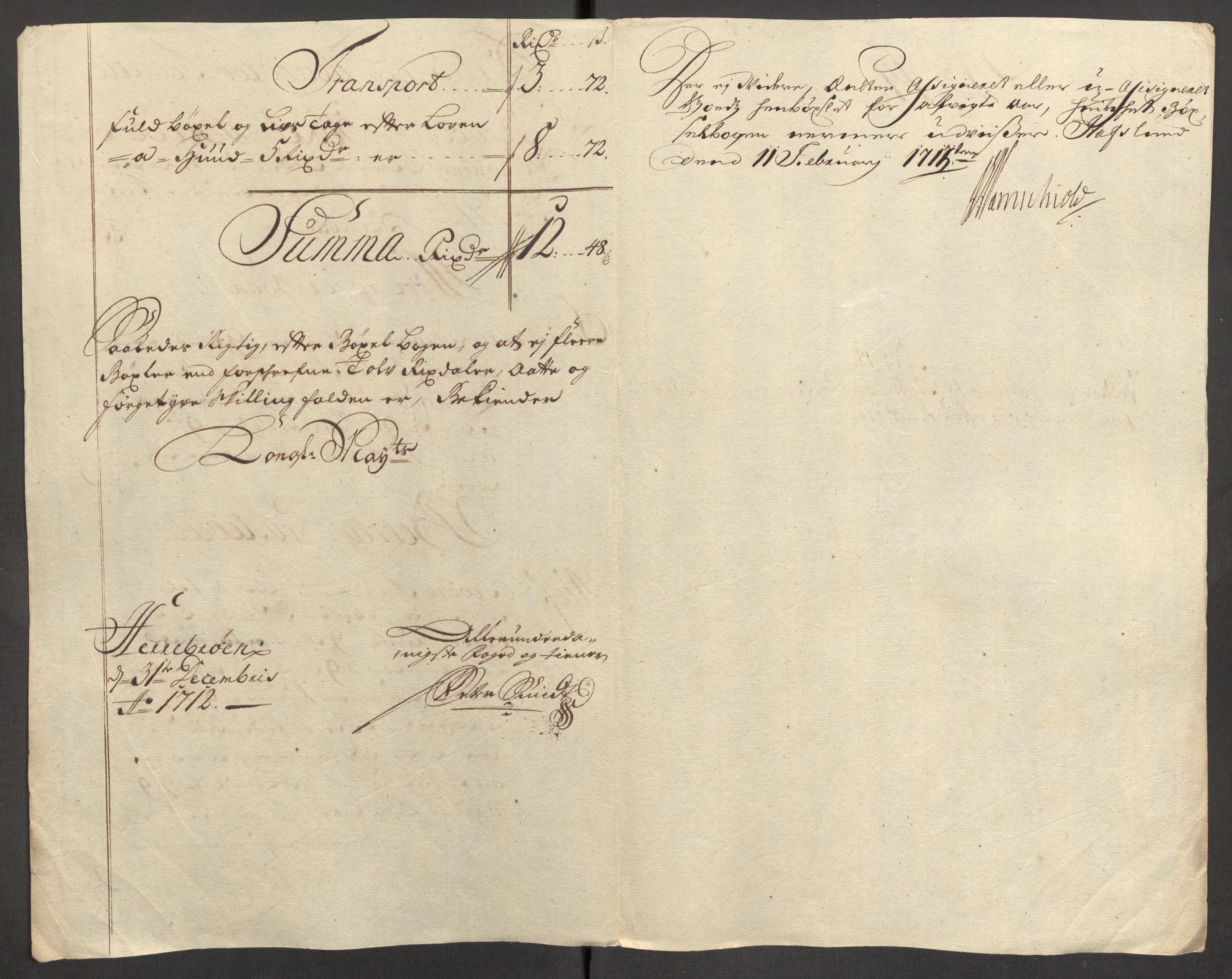 Rentekammeret inntil 1814, Reviderte regnskaper, Fogderegnskap, AV/RA-EA-4092/R01/L0021: Fogderegnskap Idd og Marker, 1712, s. 123