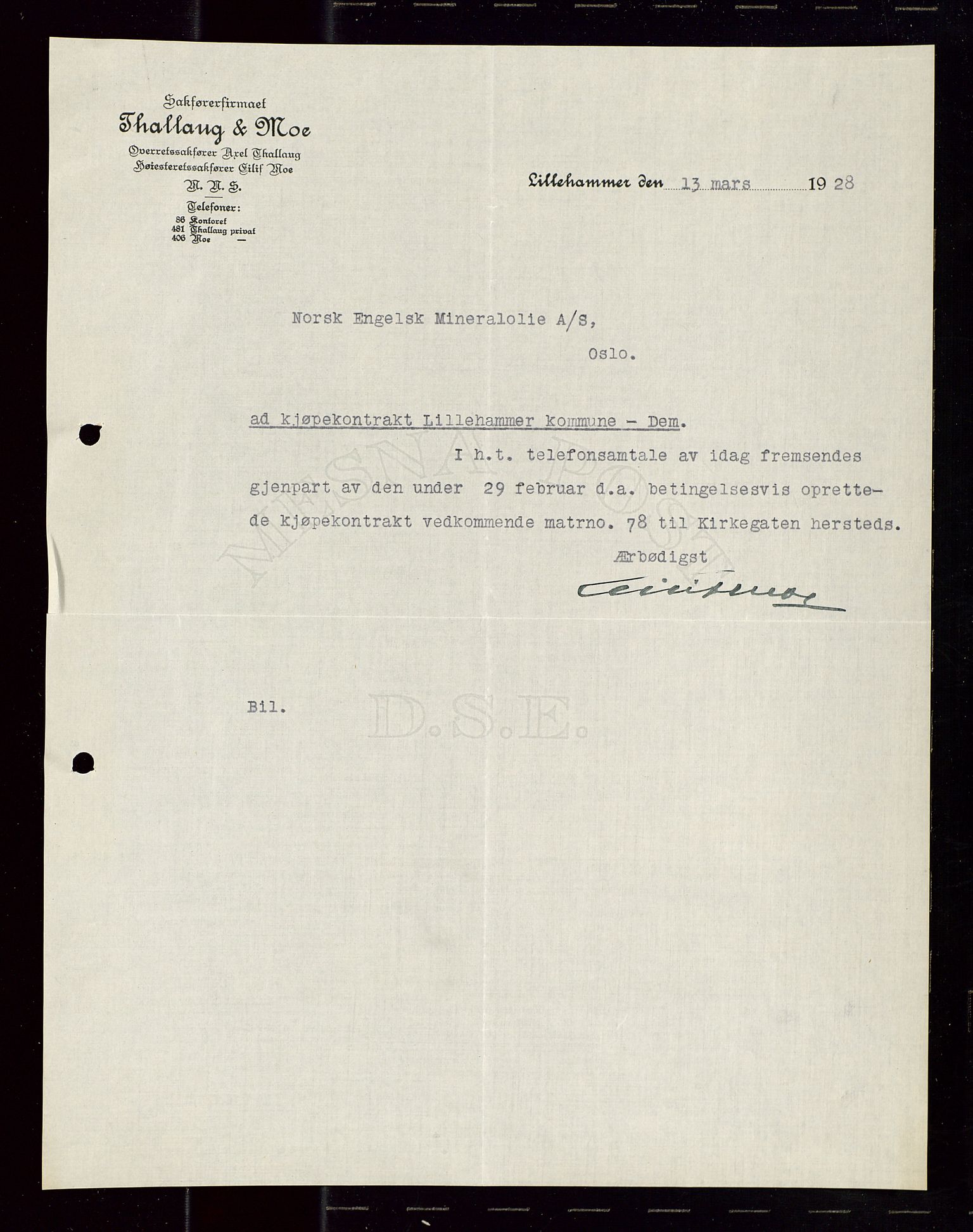 Pa 1521 - A/S Norske Shell, SAST/A-101915/E/Ea/Eaa/L0023: Sjefskorrespondanse, 1928, s. 520