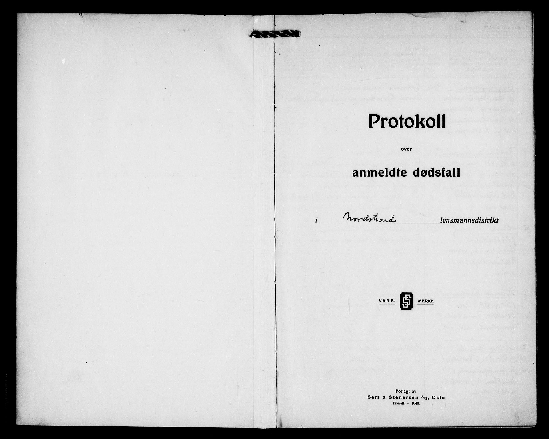 Aker kriminaldommer, skifte- og auksjonsforvalterembete, AV/SAO-A-10452/H/Hb/Hba/Hbad/L0004: Dødsfallsprotokoll for Nordstrand, 1943-1947