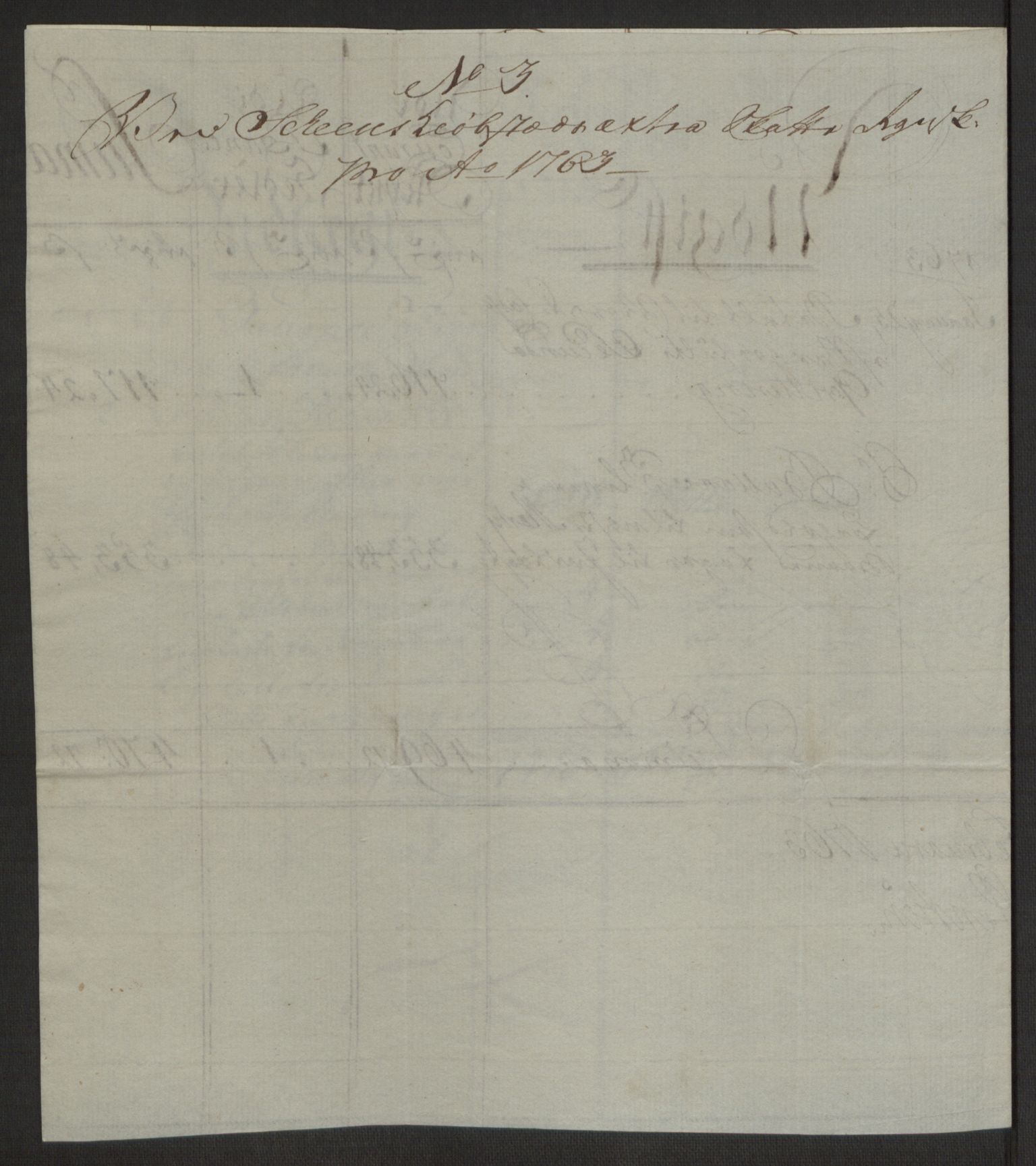 Rentekammeret inntil 1814, Reviderte regnskaper, Byregnskaper, AV/RA-EA-4066/R/Rj/L0198/0001: [J4] Kontribusjonsregnskap / Ekstraskatt, 1762-1768, s. 117