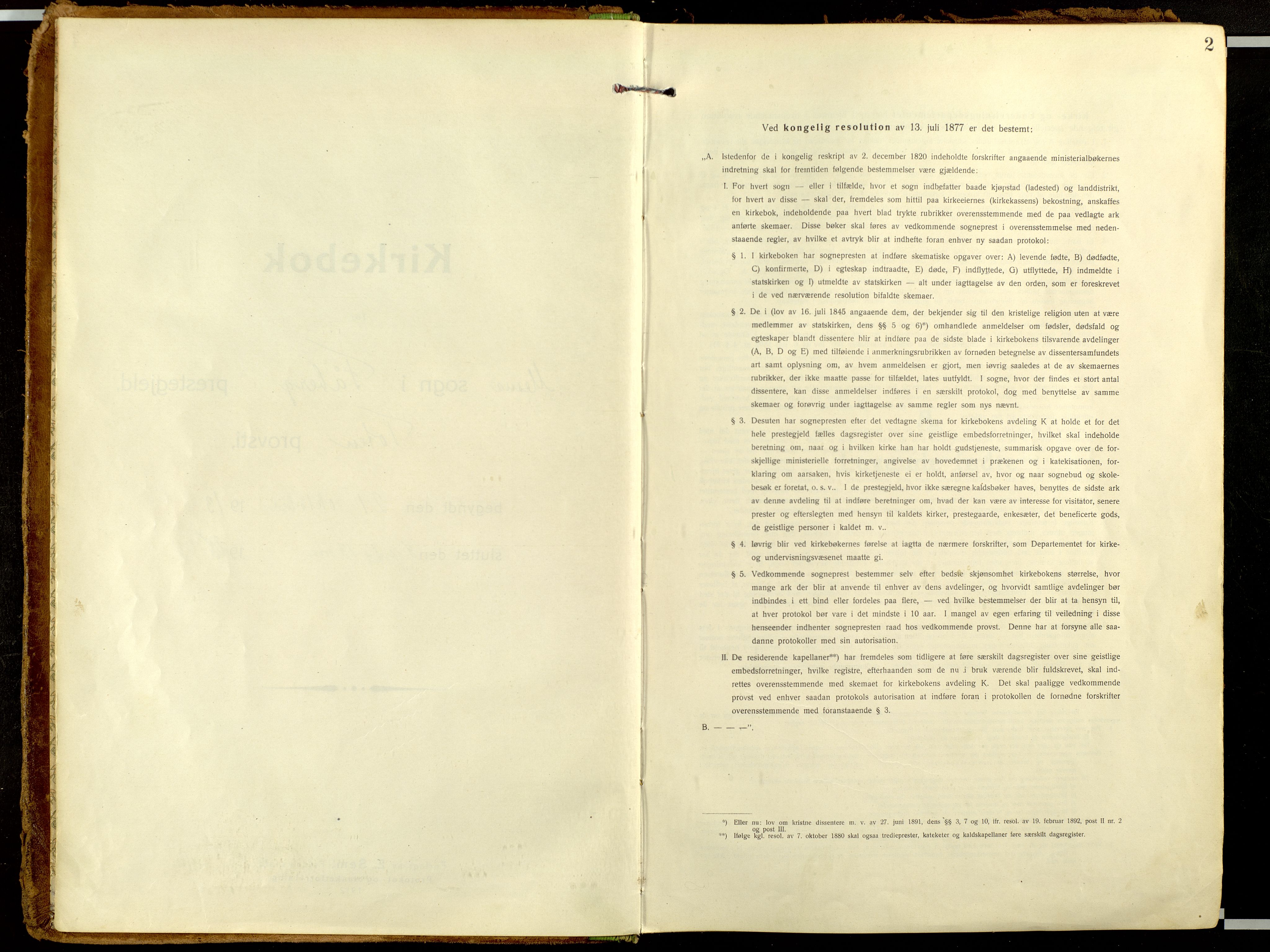 Fåberg prestekontor, AV/SAH-PREST-086/H/Ha/Haa/L0013: Ministerialbok nr. 13, 1913-1928, s. 2