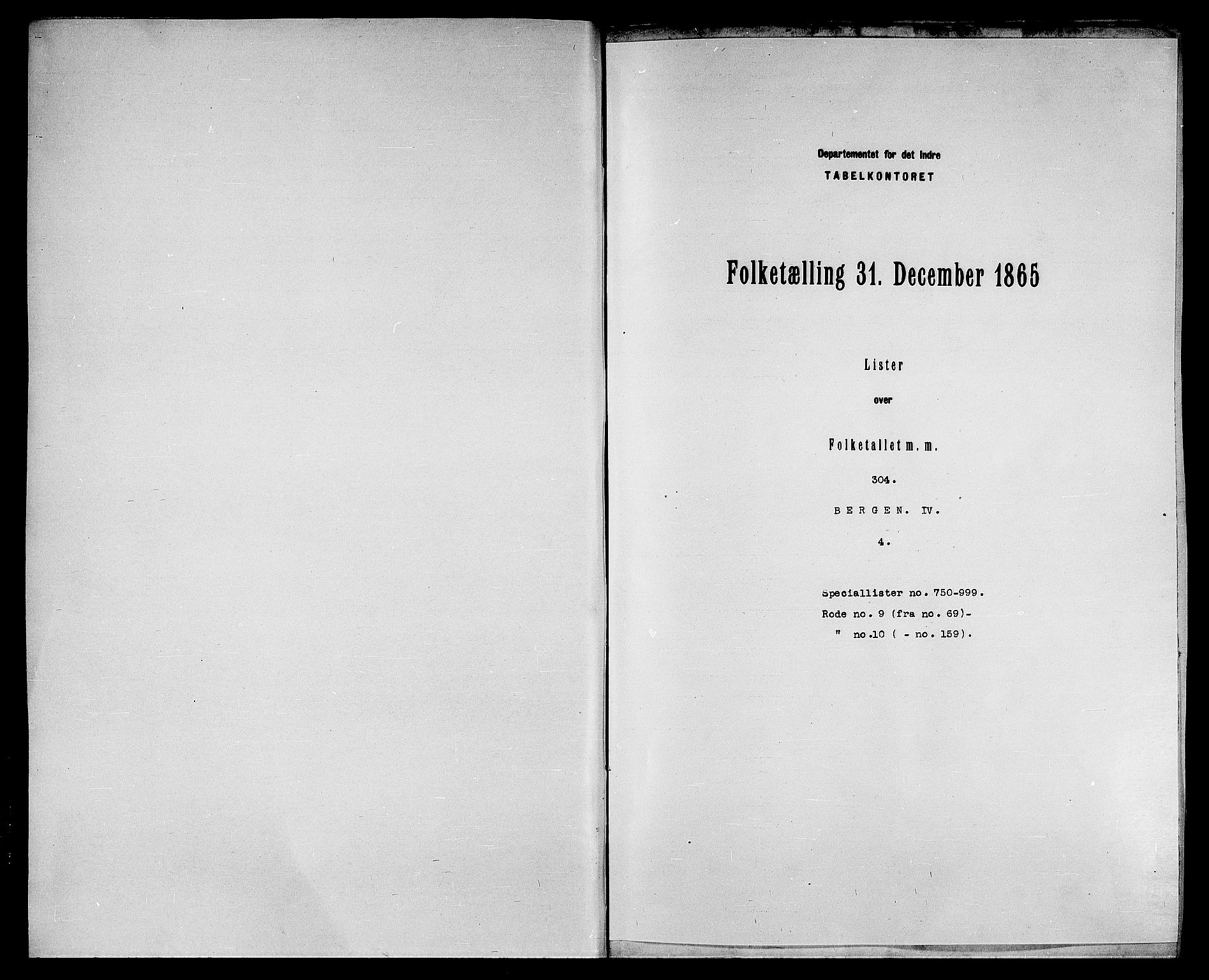 RA, Folketelling 1865 for 1301 Bergen kjøpstad, 1865, s. 1560