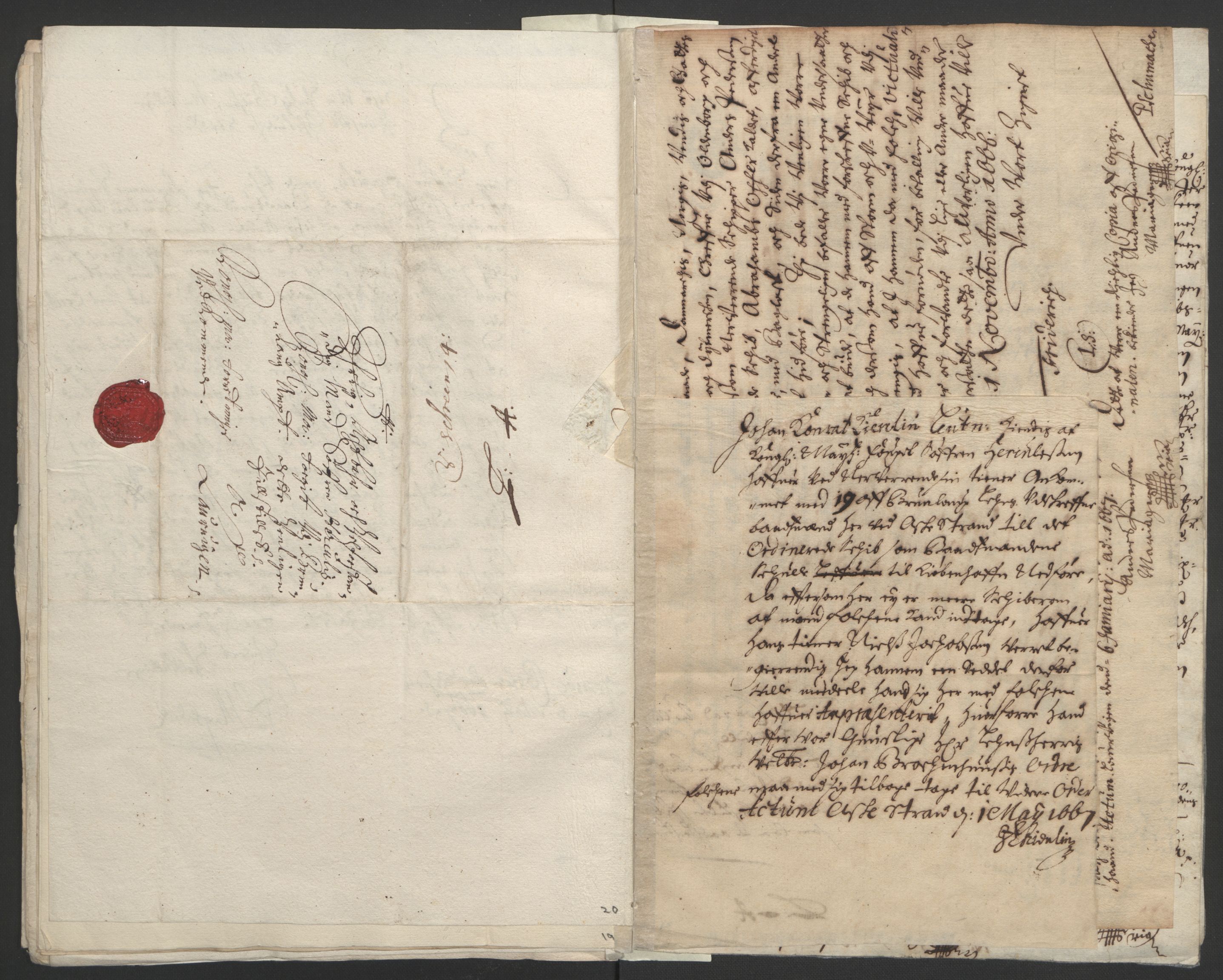 Rentekammeret inntil 1814, Reviderte regnskaper, Fogderegnskap, AV/RA-EA-4092/R33/L1964: Fogderegnskap Larvik grevskap, 1665-1668, s. 86