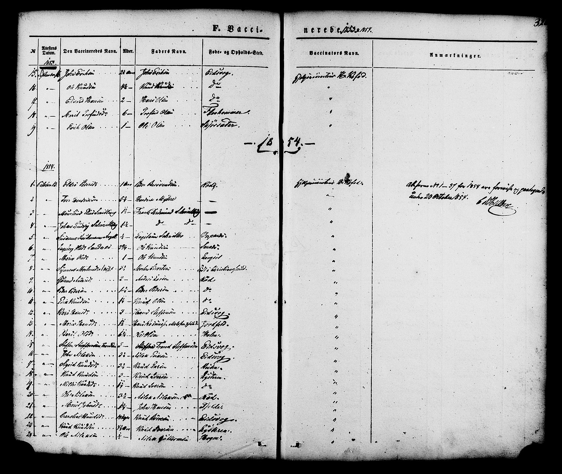 Ministerialprotokoller, klokkerbøker og fødselsregistre - Møre og Romsdal, SAT/A-1454/551/L0625: Ministerialbok nr. 551A05, 1846-1879, s. 320