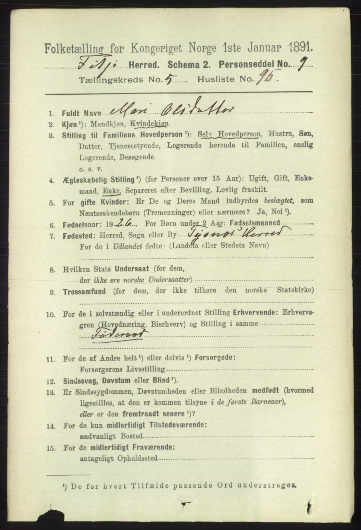 RA, Folketelling 1891 for 1222 Fitjar herred, 1891, s. 2311