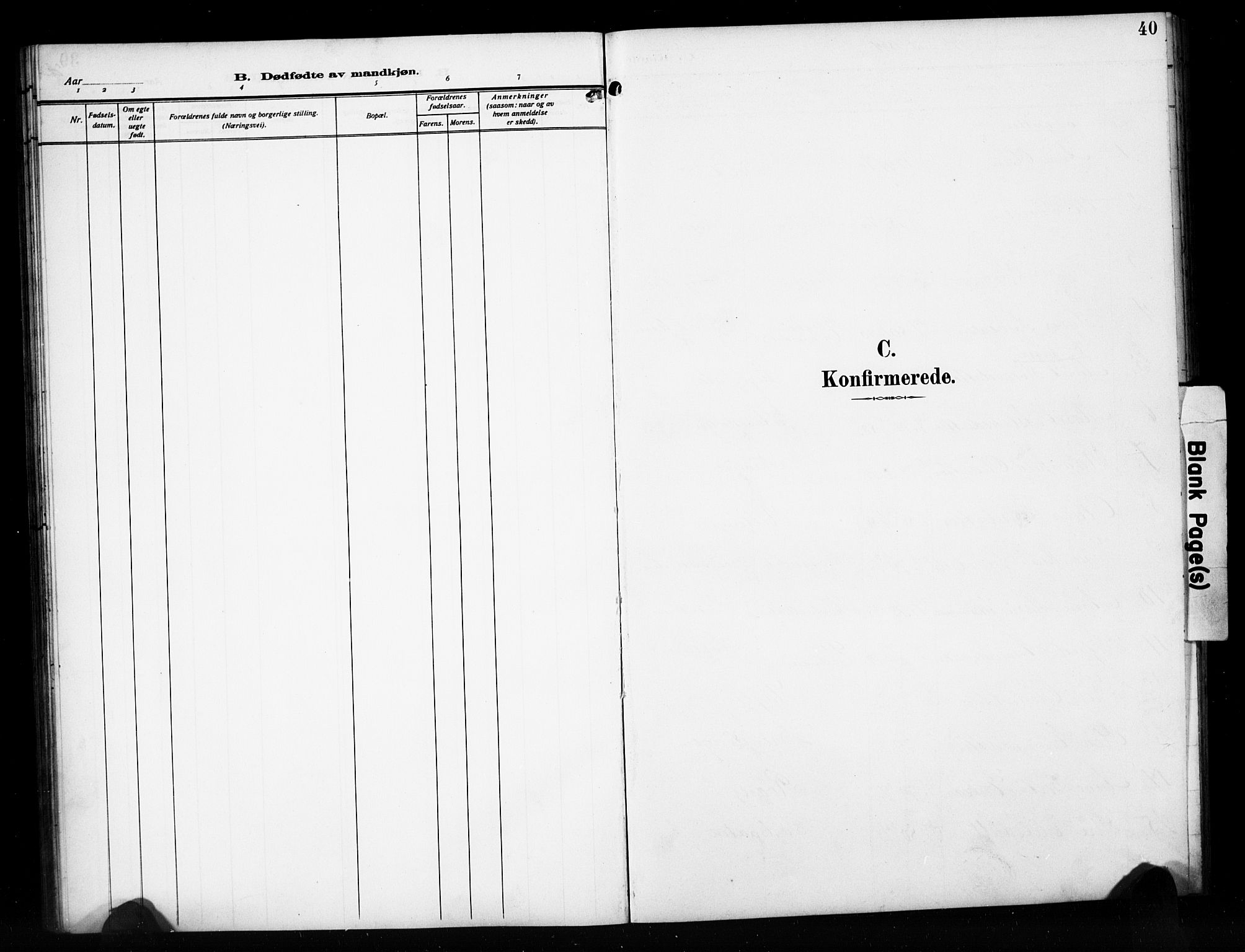 Sør-Aurdal prestekontor, SAH/PREST-128/H/Ha/Hab/L0010: Klokkerbok nr. 10, 1894-1929, s. 40