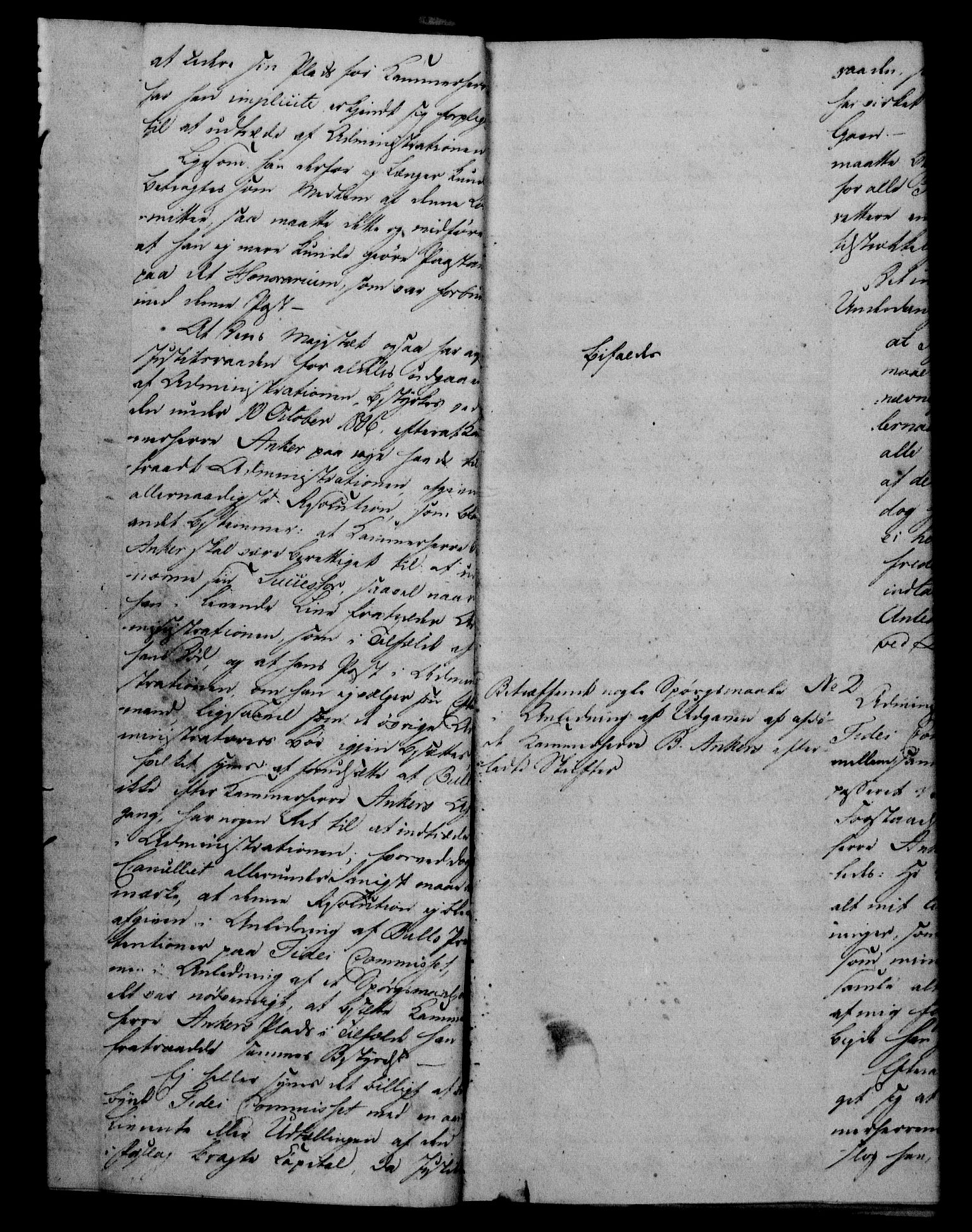 Danske Kanselli 1800-1814, RA/EA-3024/H/Hf/Hfa/Hfab/L0009: Forestillinger, Kanselliets avdeling i Kolding og Rendsborg, 1808-1809