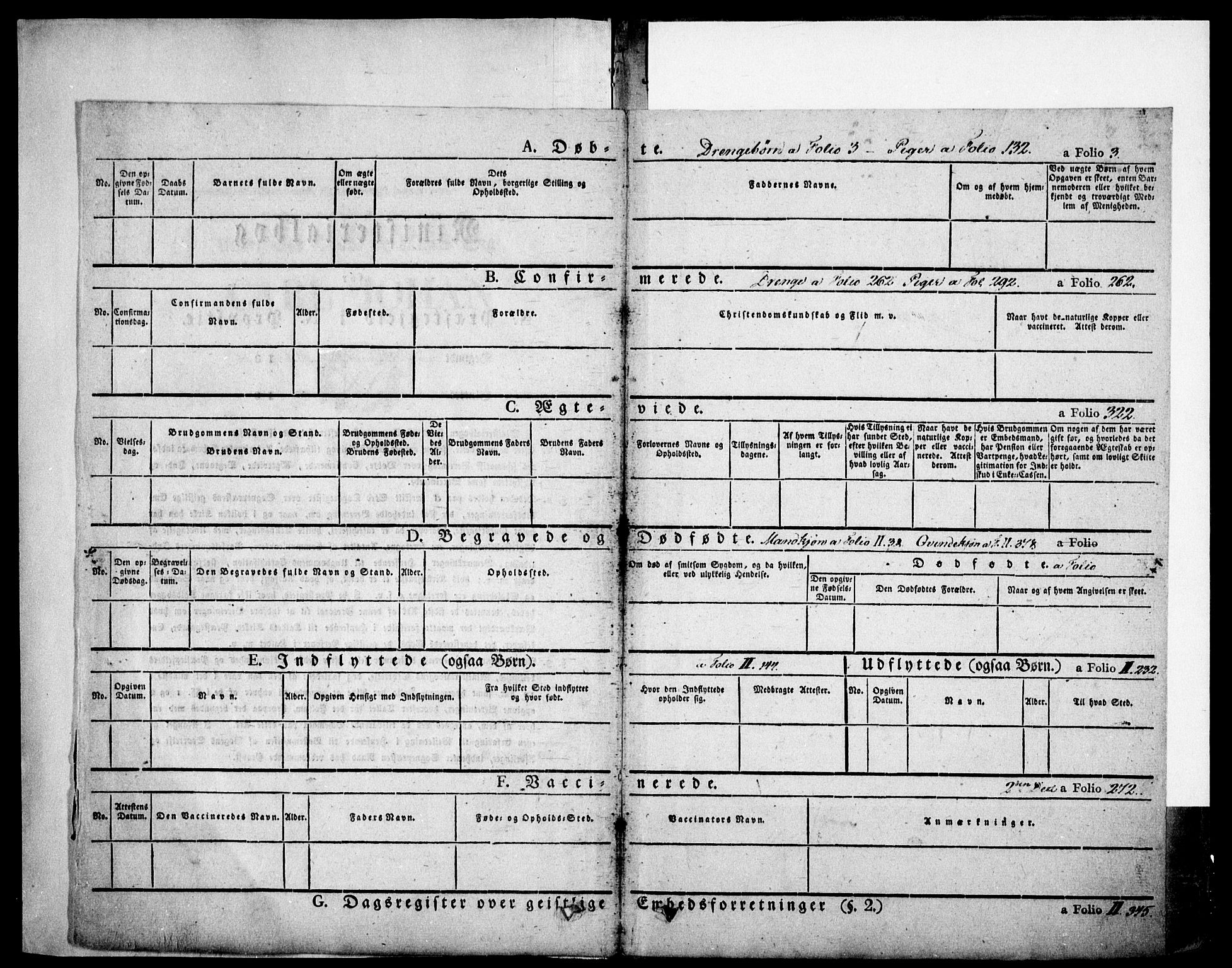 Garnisonsmenigheten Kirkebøker, AV/SAO-A-10846/F/Fa/L0006: Ministerialbok nr. 6, 1828-1841