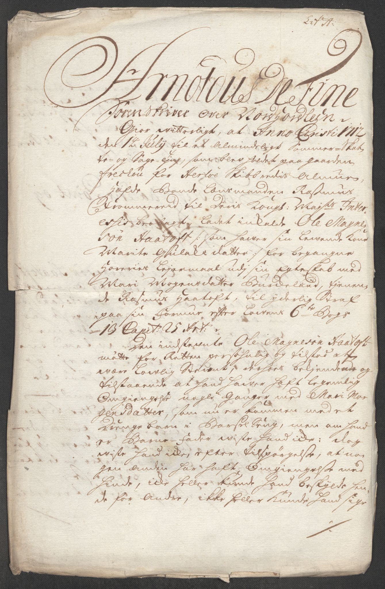 Rentekammeret inntil 1814, Reviderte regnskaper, Fogderegnskap, AV/RA-EA-4092/R51/L3195: Fogderegnskap Nordhordland og Voss, 1713, s. 248