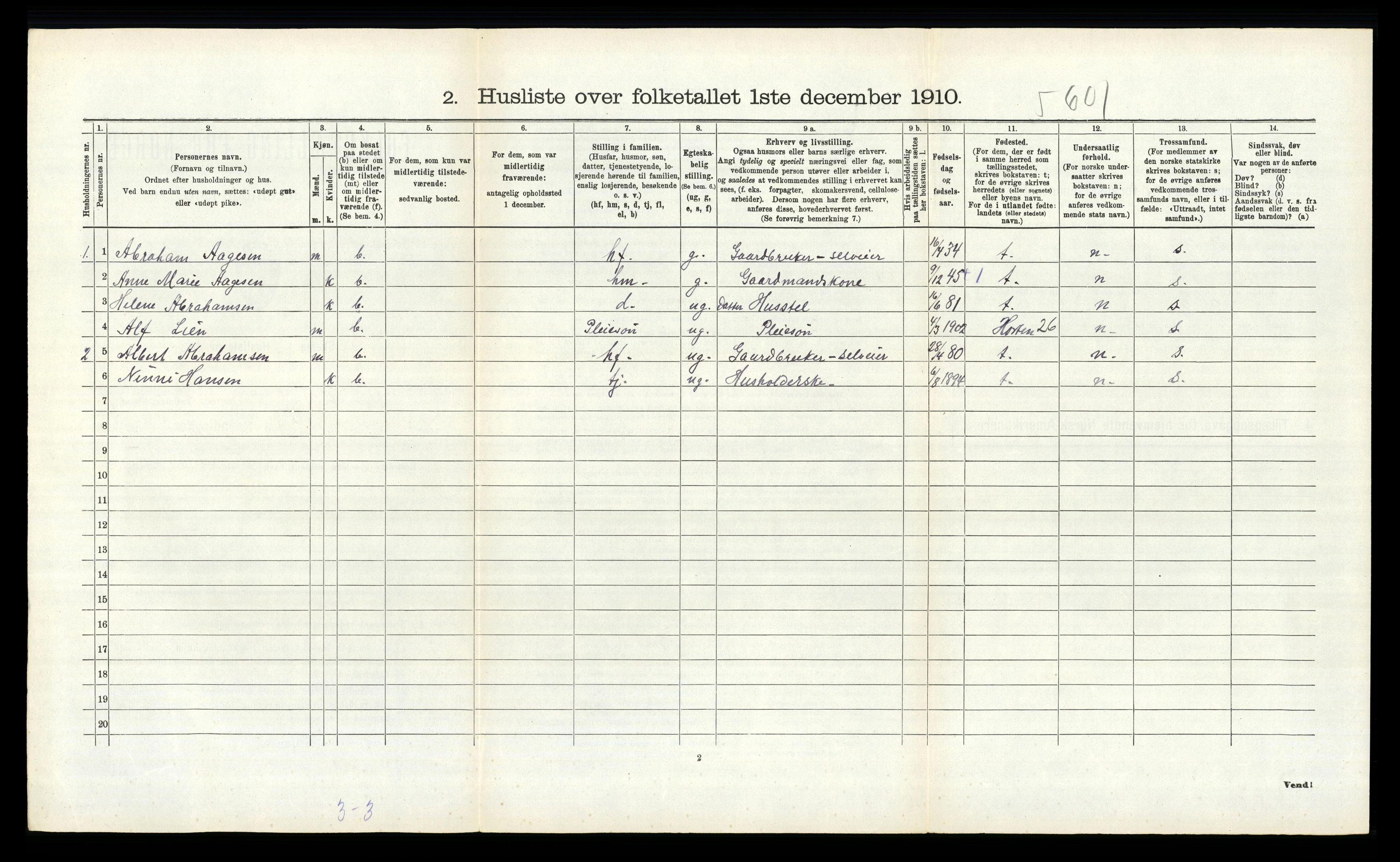 RA, Folketelling 1910 for 0724 Sandeherred herred, 1910, s. 1398