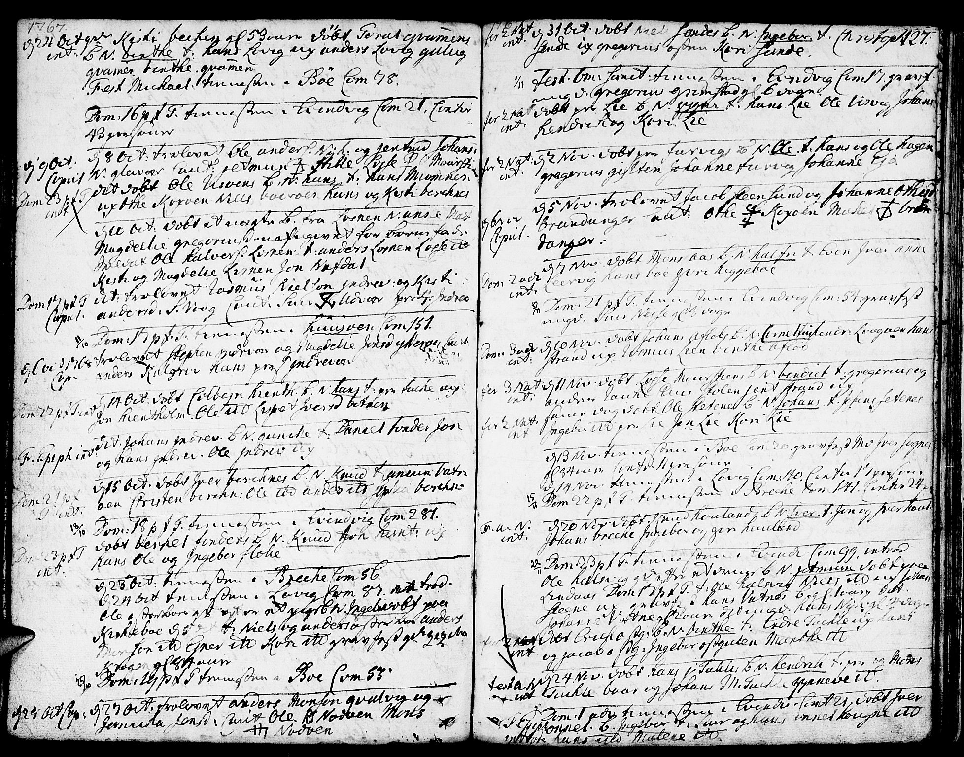 Gulen sokneprestembete, AV/SAB-A-80201/H/Haa/Haaa/L0012: Ministerialbok nr. A 12, 1749-1776, s. 127