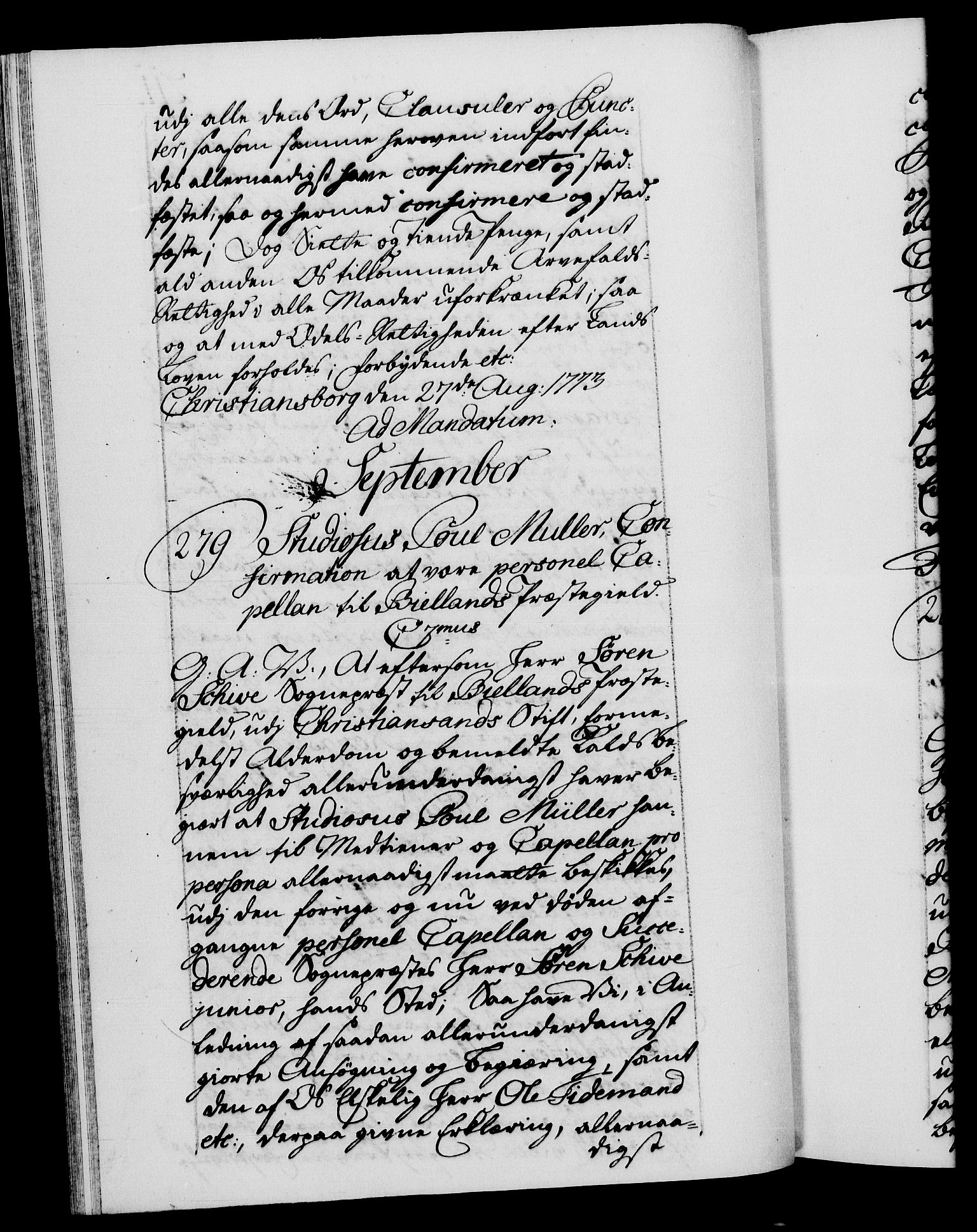 Danske Kanselli 1572-1799, RA/EA-3023/F/Fc/Fca/Fcaa/L0046: Norske registre, 1773-1775, s. 211b