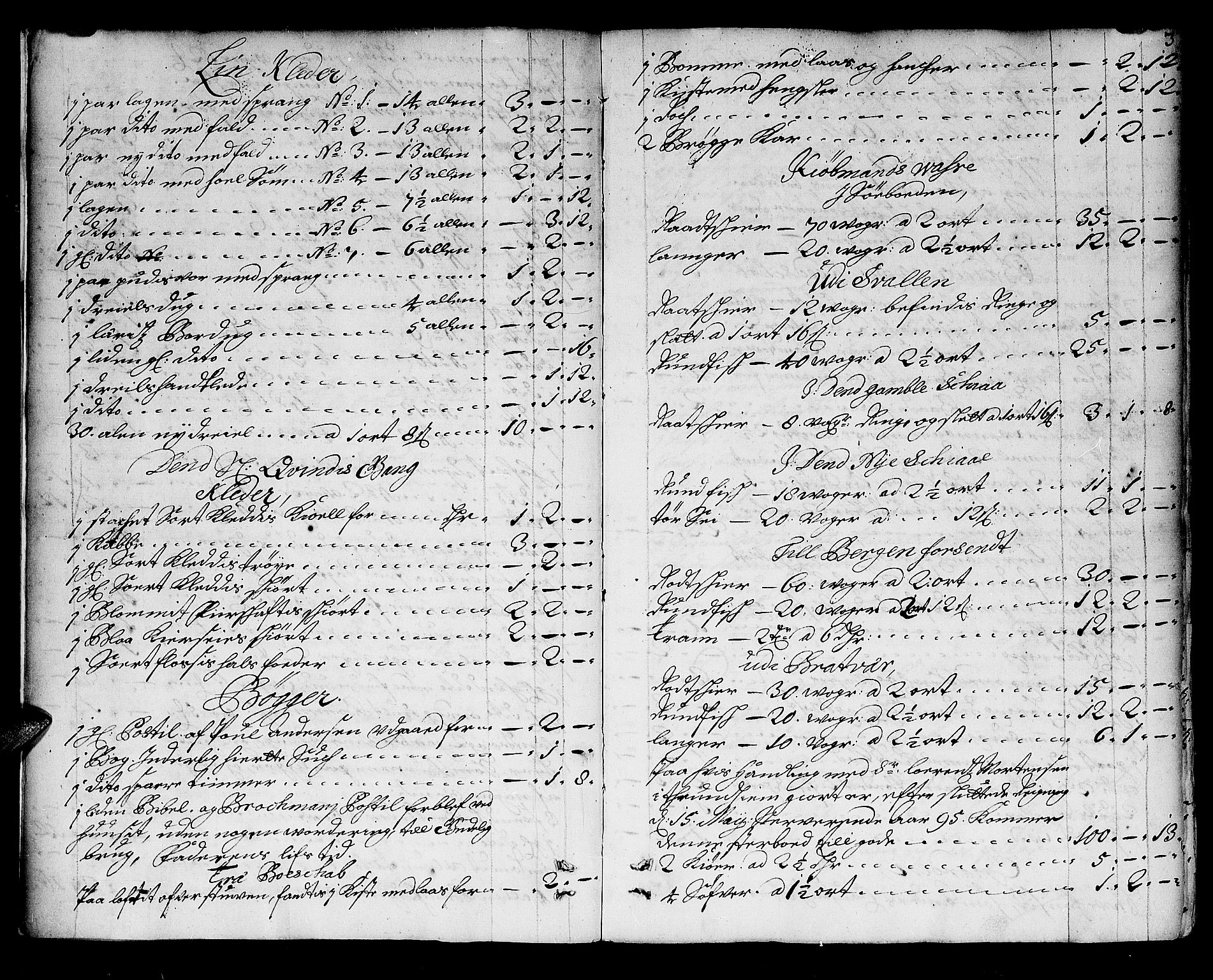 Trondheim byfogd, AV/SAT-A-0003/1/3/3A/L0004: Skifteprotokoll - gml.nr.4. (m/ register), 1695-1699, s. 2b-3a