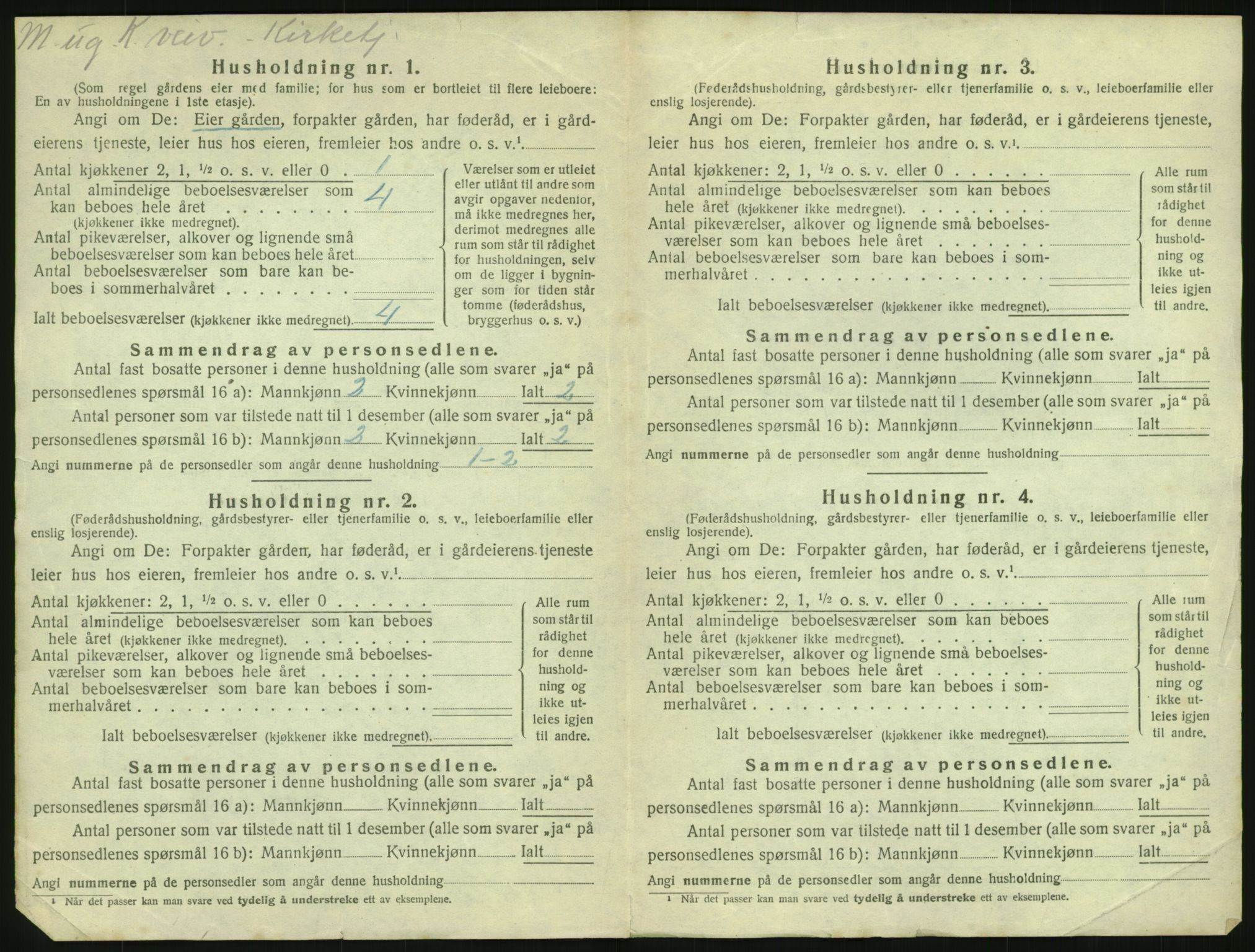 SAH, Folketelling 1920 for 0535 Brandbu herred, 1920, s. 1934