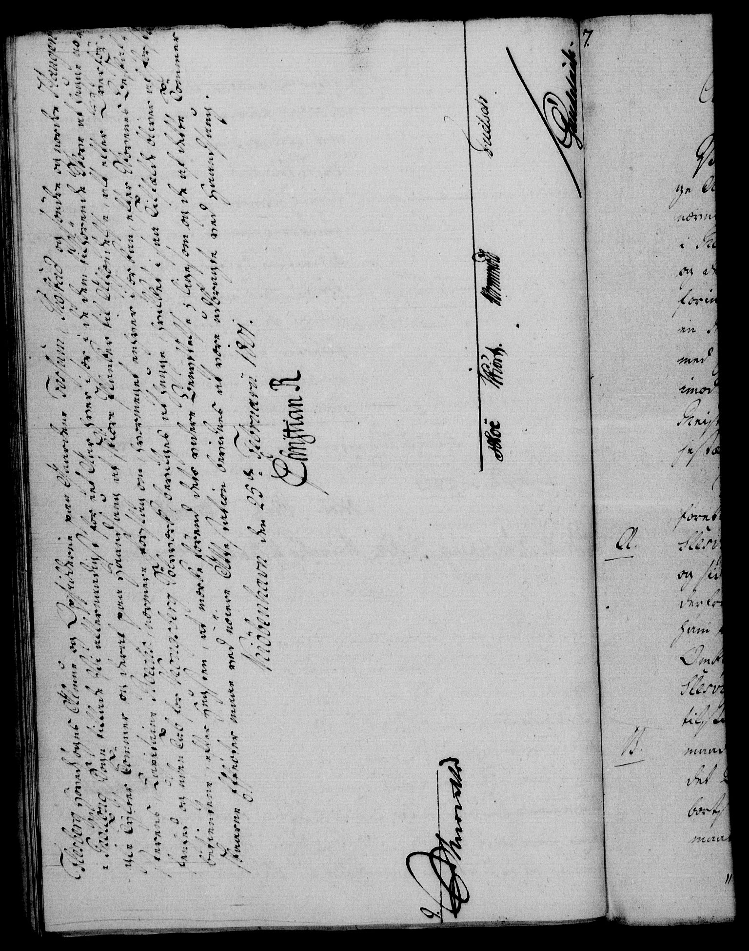 Rentekammeret, Renteskriverkontorene, AV/RA-EA-3115/M/Mf/Mfb/L0005: Relasjons- og resolusjonsprotokoll med register (merket RK 54.11), 1801-1802