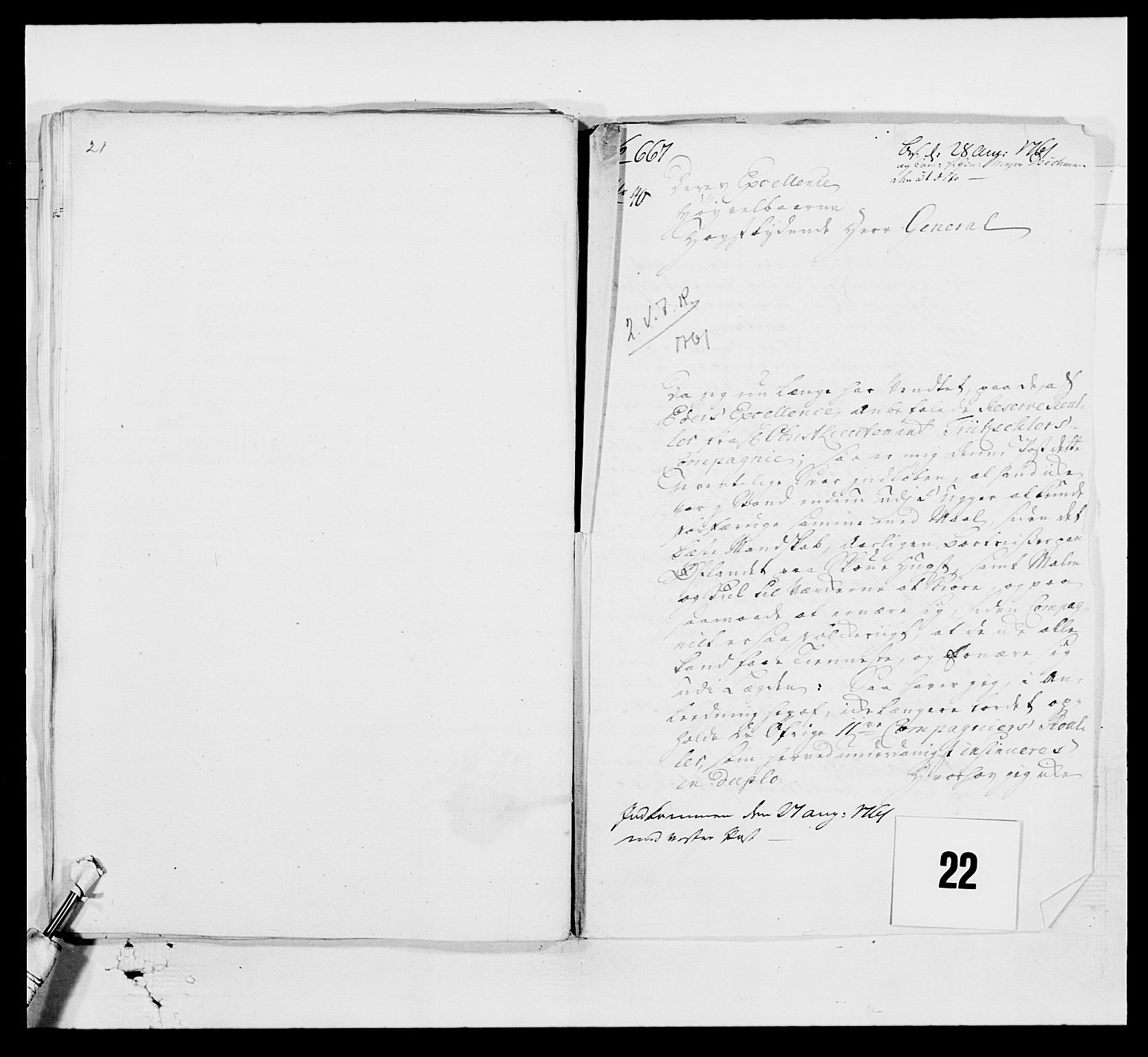 Kommanderende general (KG I) med Det norske krigsdirektorium, AV/RA-EA-5419/E/Ea/L0523: 2. Vesterlenske regiment, 1748-1765, s. 279