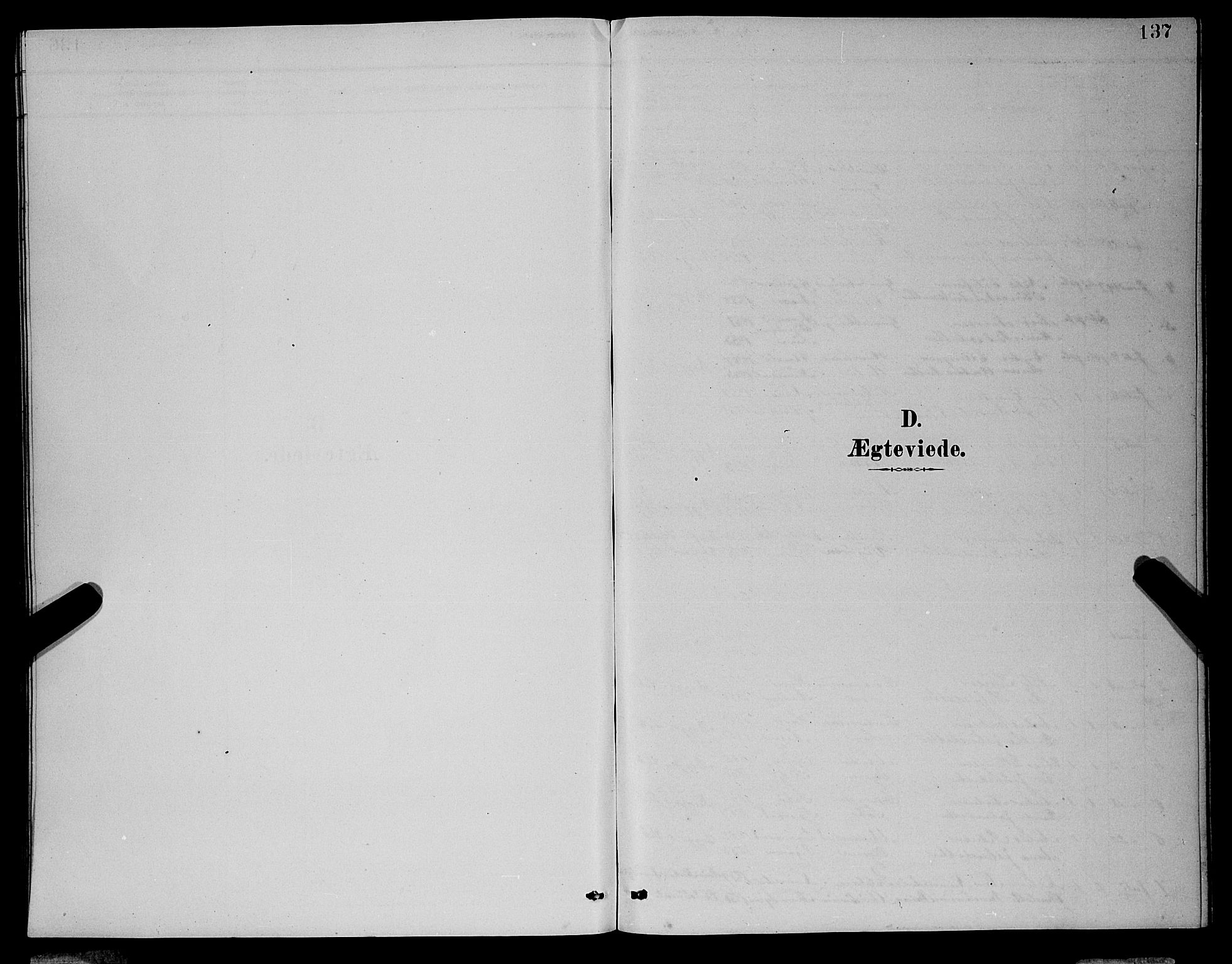 Vik sokneprestembete, SAB/A-81501: Klokkerbok nr. A 3, 1878-1894, s. 137