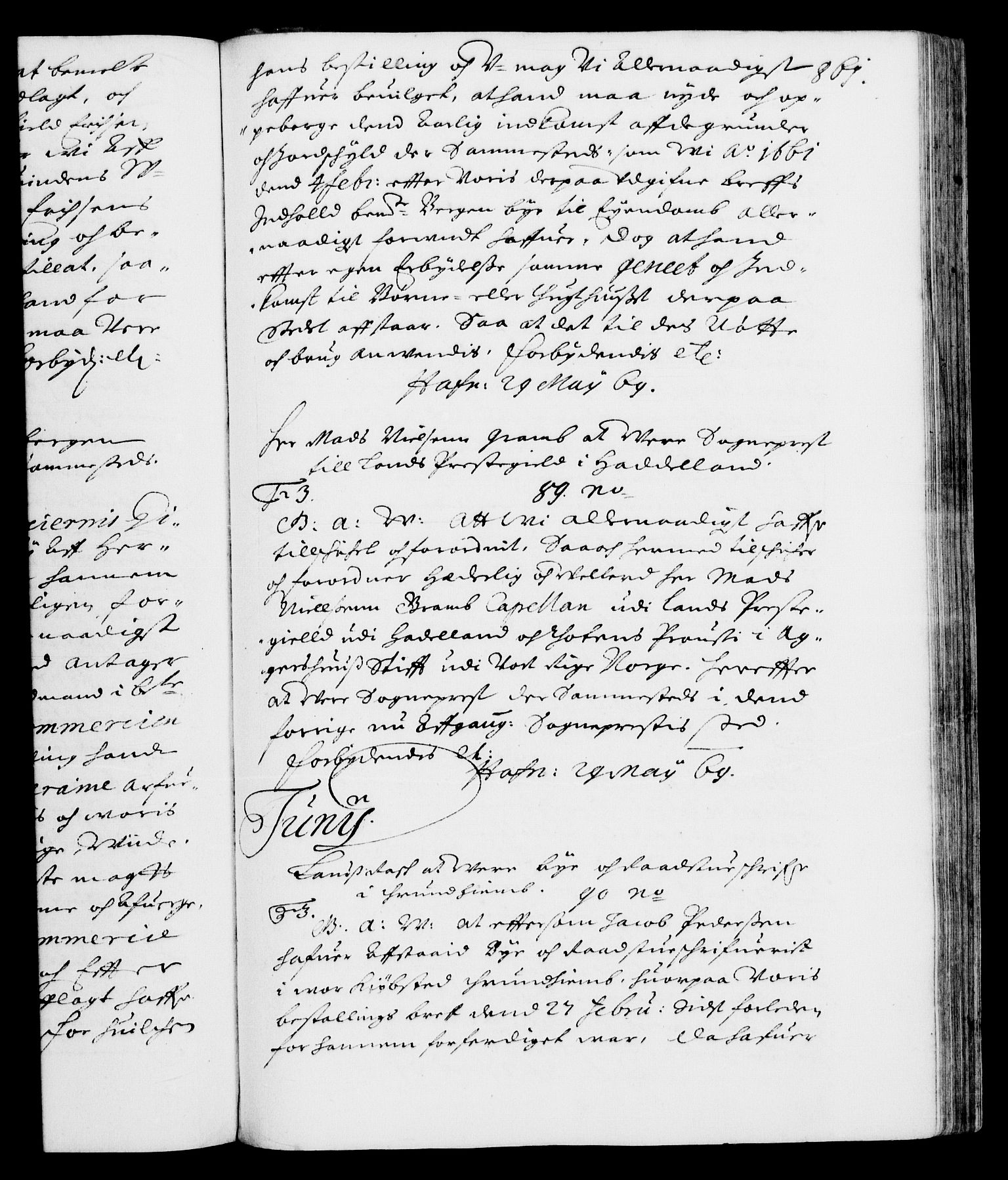 Danske Kanselli 1572-1799, RA/EA-3023/F/Fc/Fca/Fcaa/L0010: Norske registre (mikrofilm), 1660-1670, s. 861a