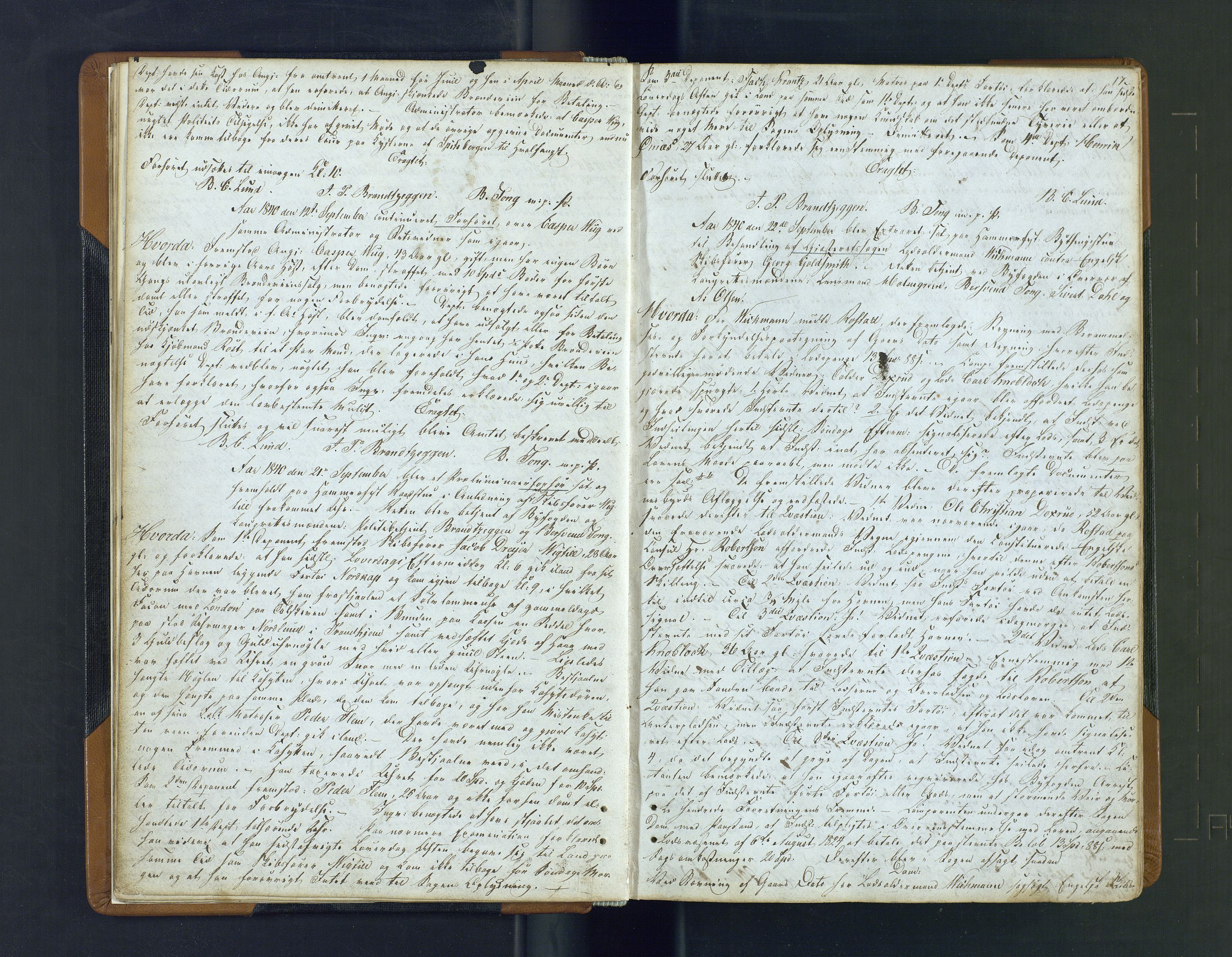 Hammerfest fogderi/sorenskriveri, AV/SATØ-S-0056/1/J/Ja/Jab/L0181: Ekstrarettsprotokoller, 1840-1846, s. 16-17