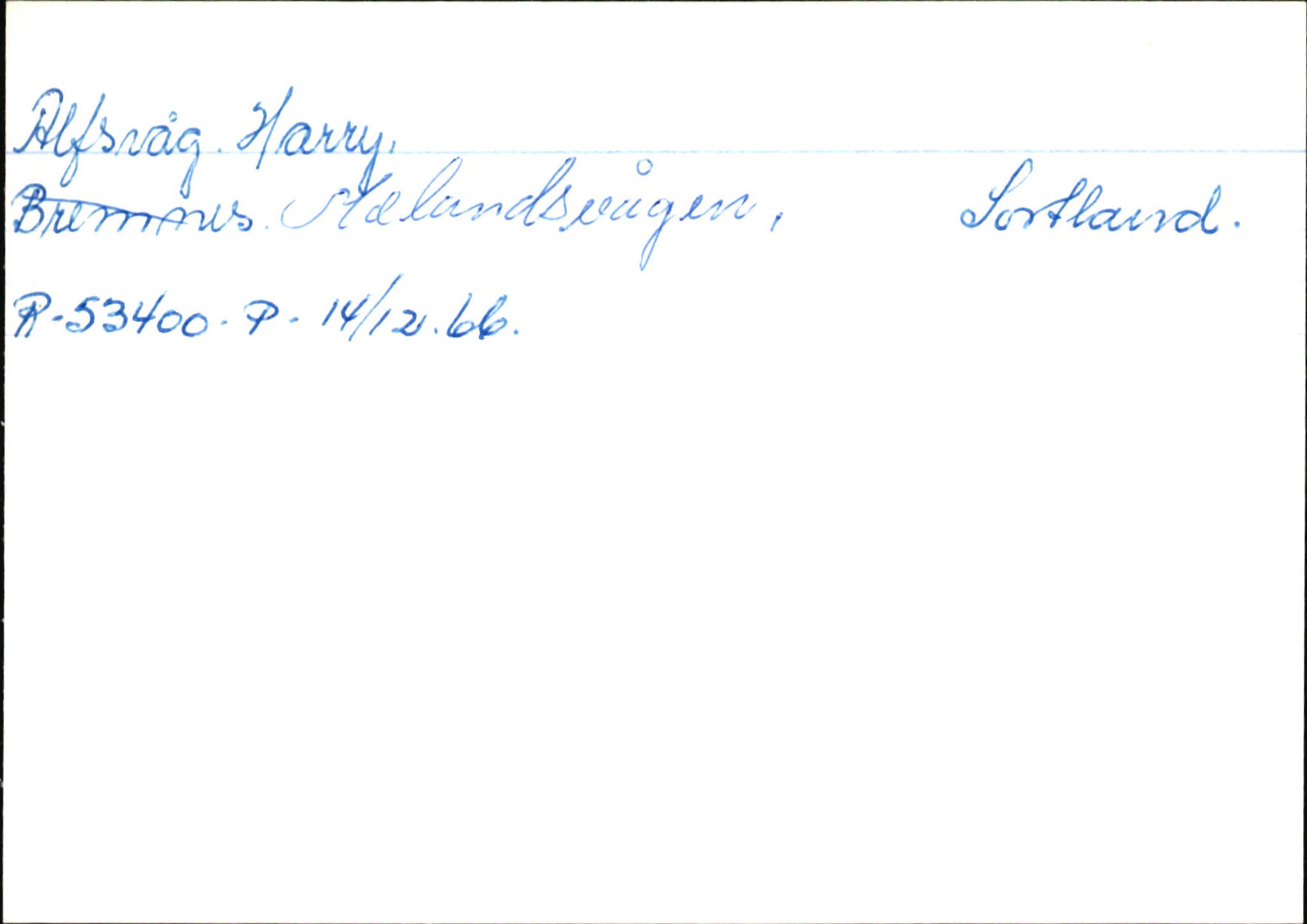 Statens vegvesen, Hordaland vegkontor, SAB/A-5201/2/Ha/L0001: R-eierkort A, 1920-1971, s. 365