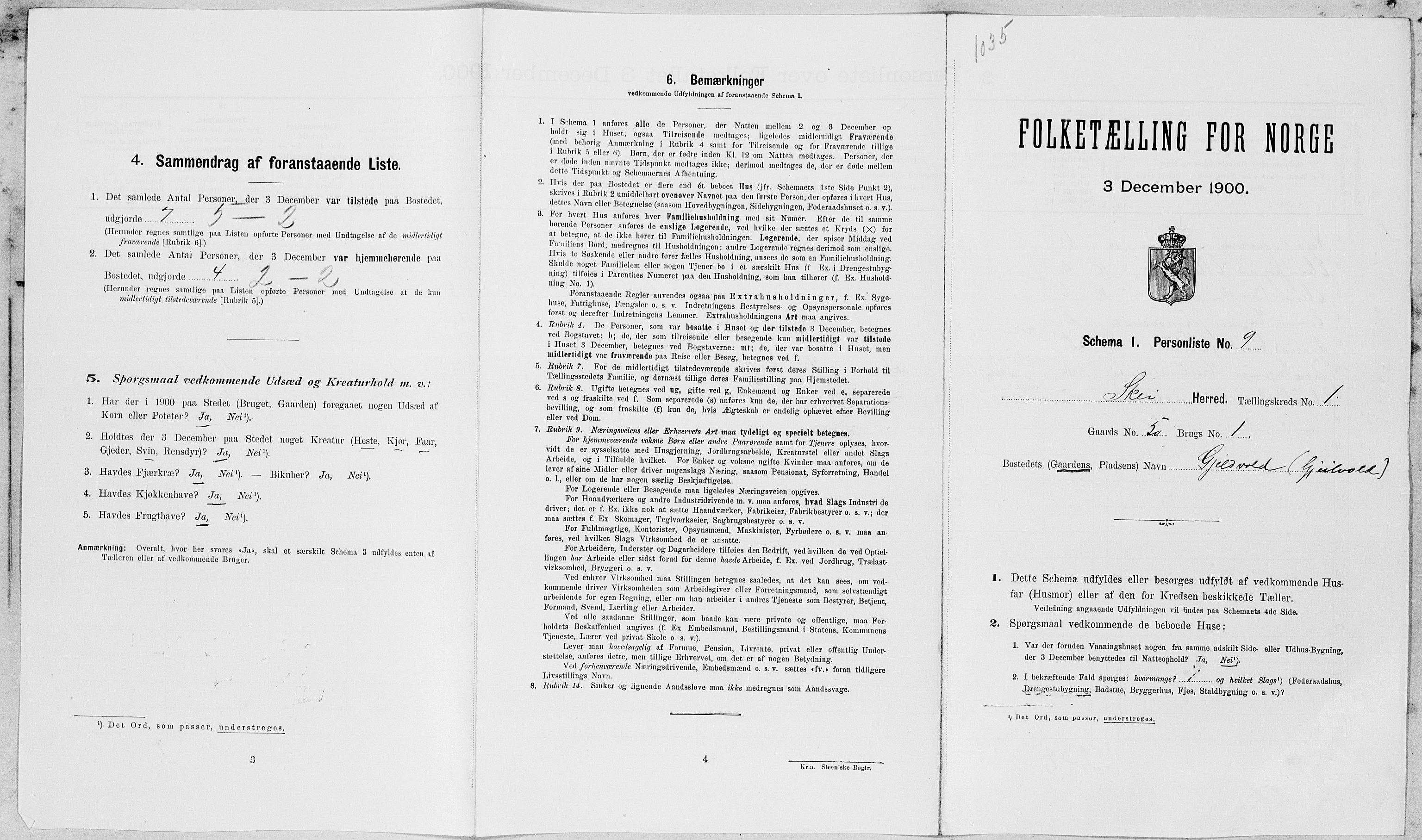 SAT, Folketelling 1900 for 1732 Skei herred, 1900, s. 50