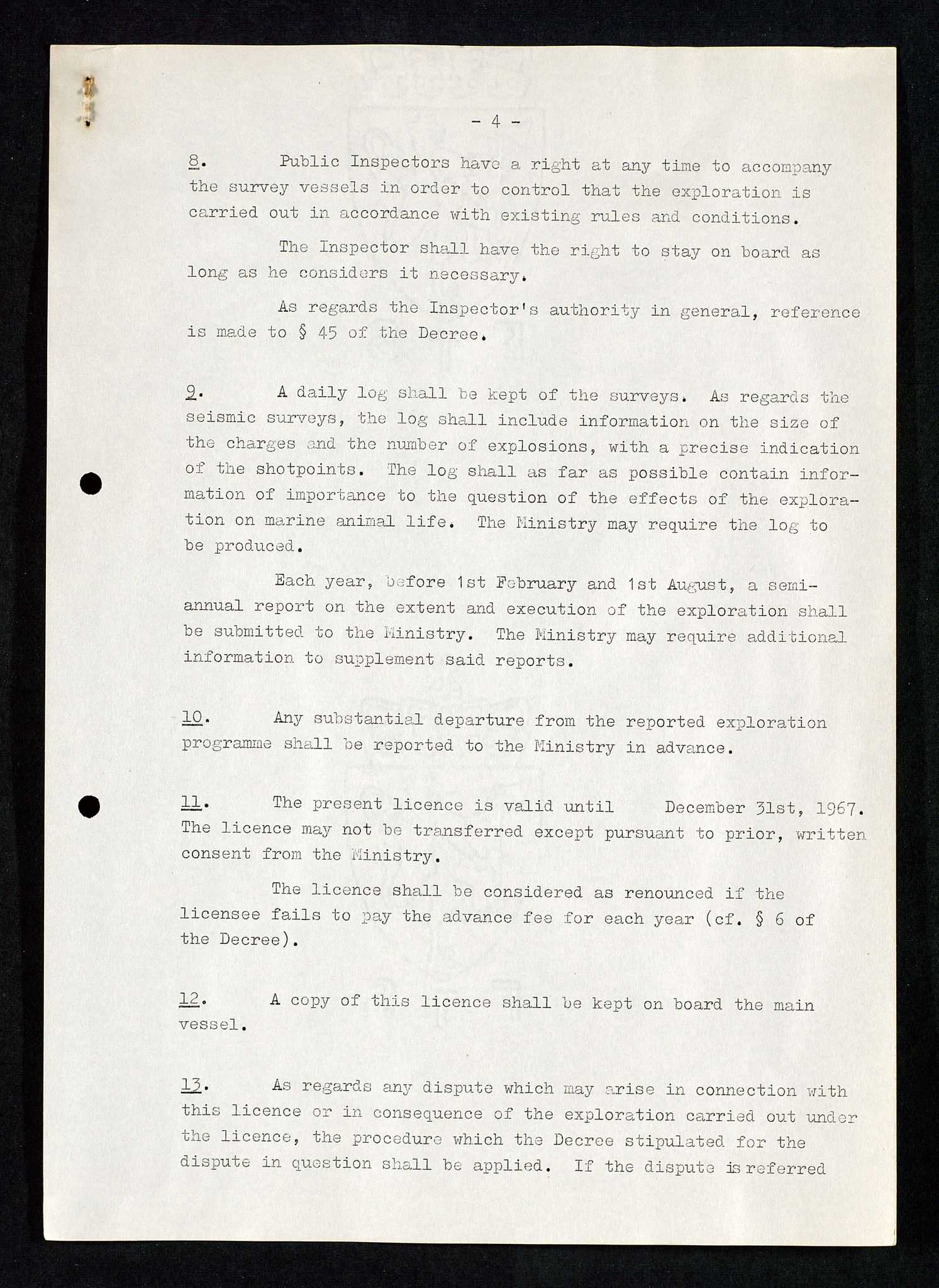 Industridepartementet, Oljekontoret, SAST/A-101348/Da/L0003: Arkivnøkkel 711 Undersøkelser og utforskning, 1963-1971, s. 110