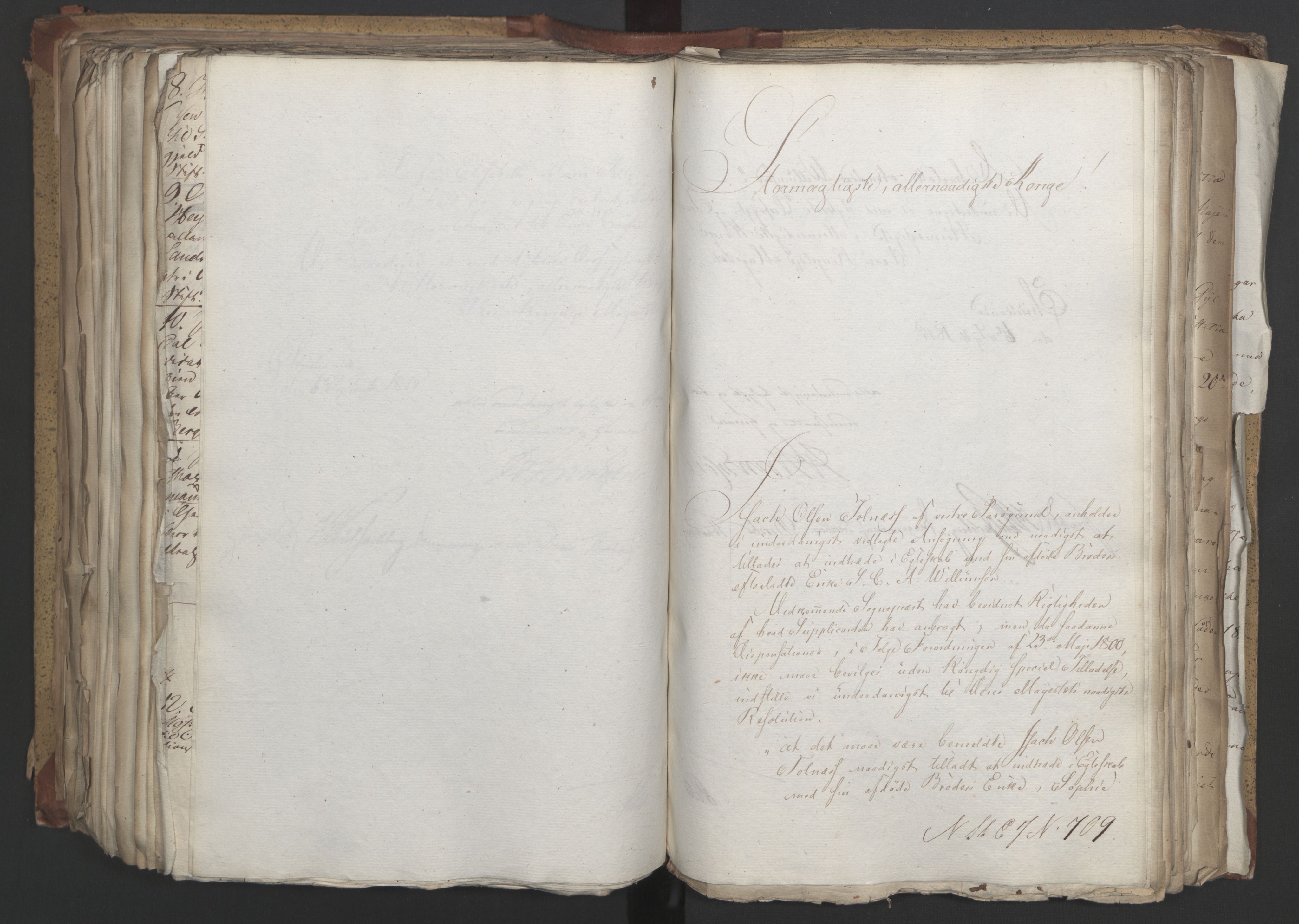 Statsrådsavdelingen i Stockholm, AV/RA-S-1003/D/Da/L0003: Regjeringsinnstillinger nr. 519-787, 1815, s. 399