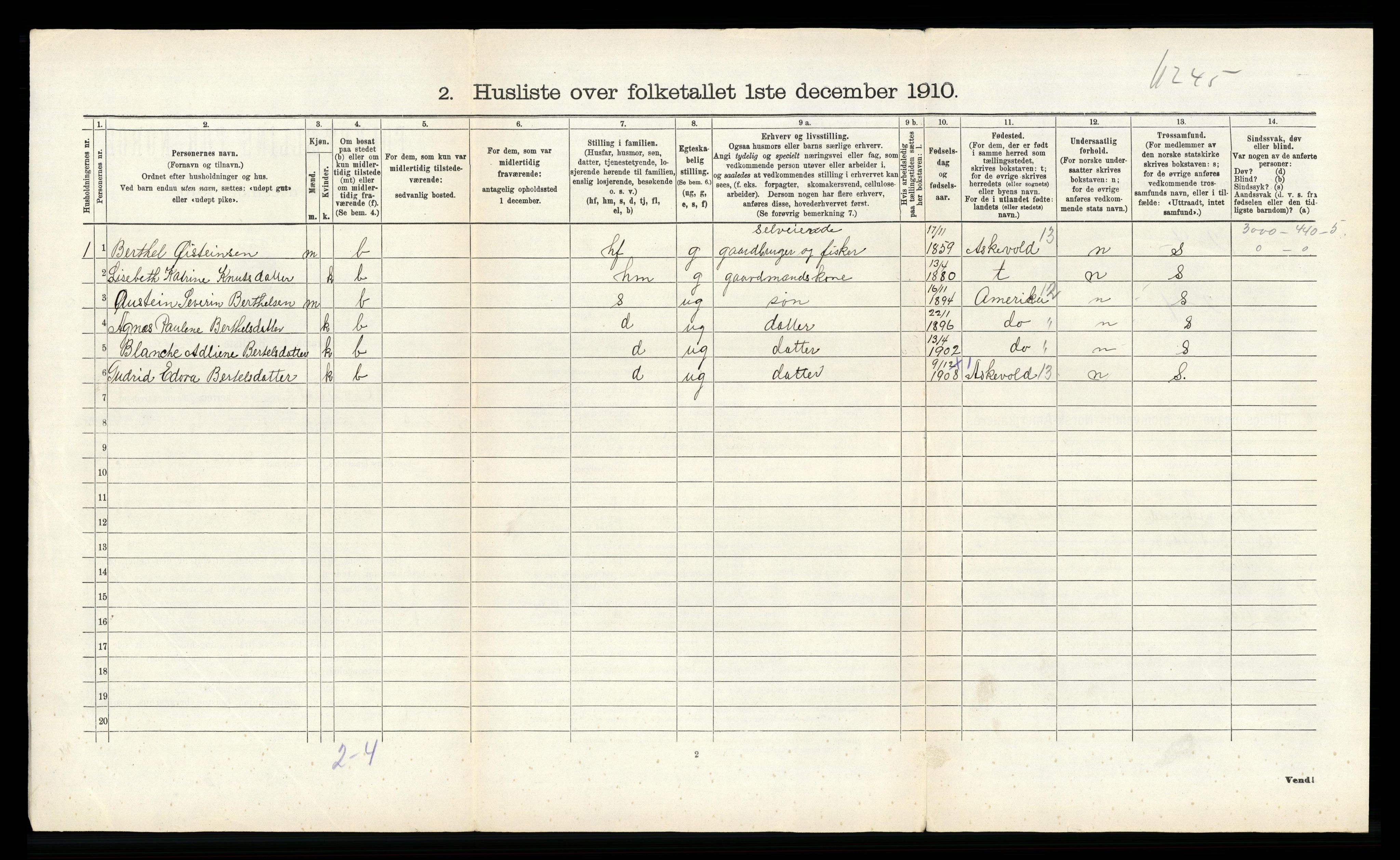 RA, Folketelling 1910 for 1147 Avaldsnes herred, 1910, s. 584