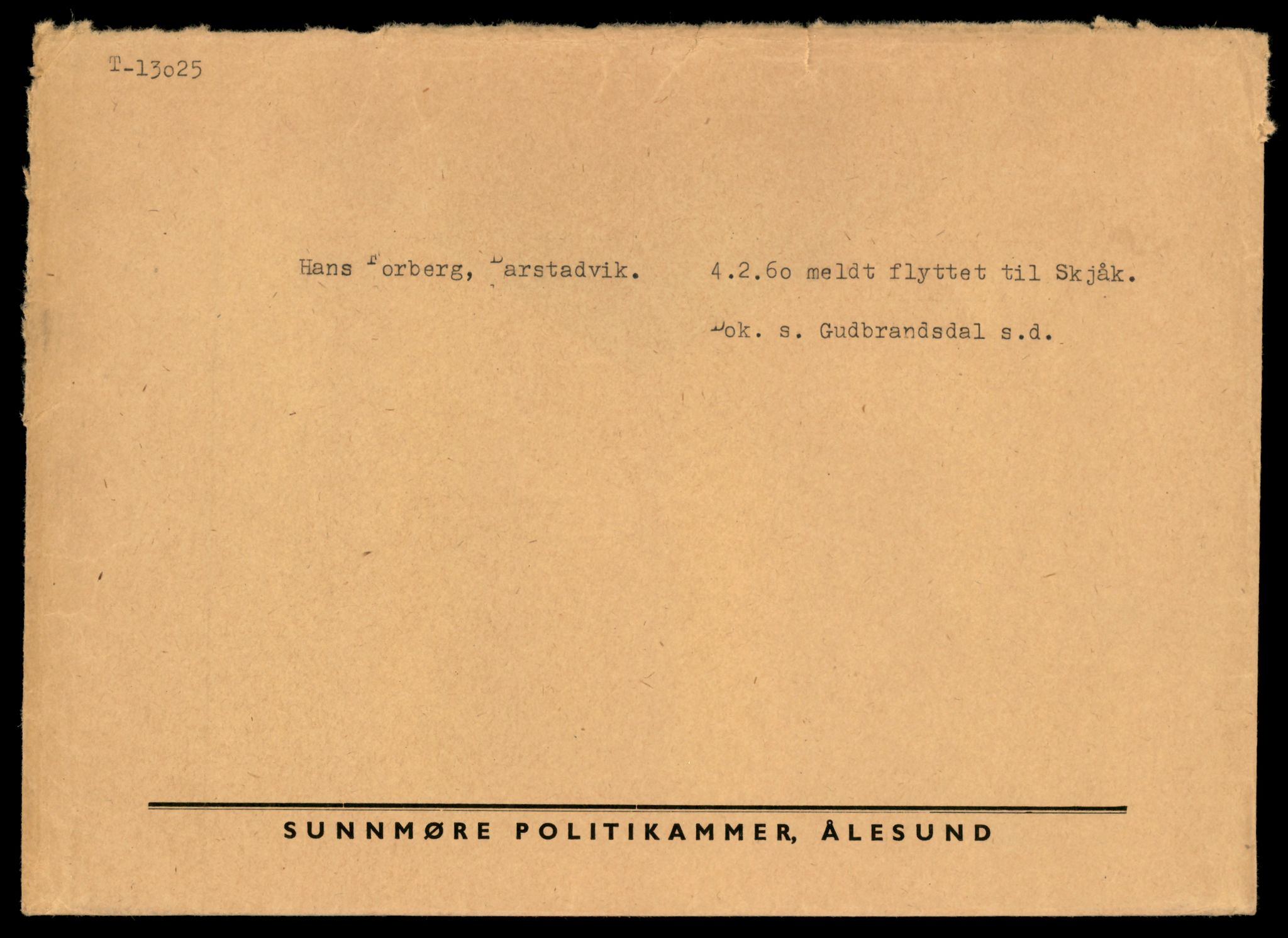 Møre og Romsdal vegkontor - Ålesund trafikkstasjon, AV/SAT-A-4099/F/Fe/L0036: Registreringskort for kjøretøy T 12831 - T 13030, 1927-1998, s. 3073