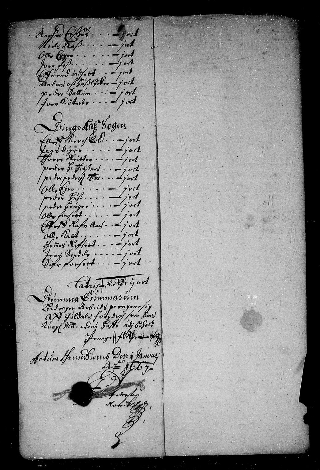 Rentekammeret inntil 1814, Reviderte regnskaper, Stiftamtstueregnskaper, Trondheim stiftamt og Nordland amt, RA/EA-6044/R/Rd/L0016: Trondheim stiftamt, 1666