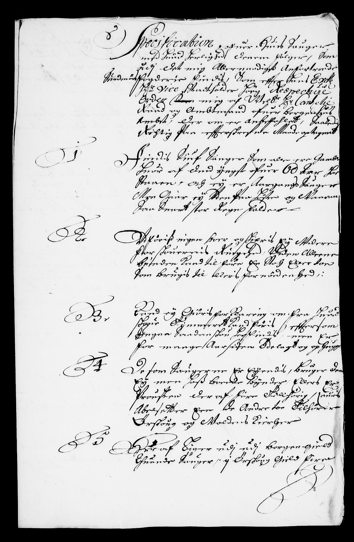 Danske Kanselli, Skapsaker, AV/RA-EA-4061/F/L0005: Skap 8, pakke 103B-104, 1683-1689, s. 405