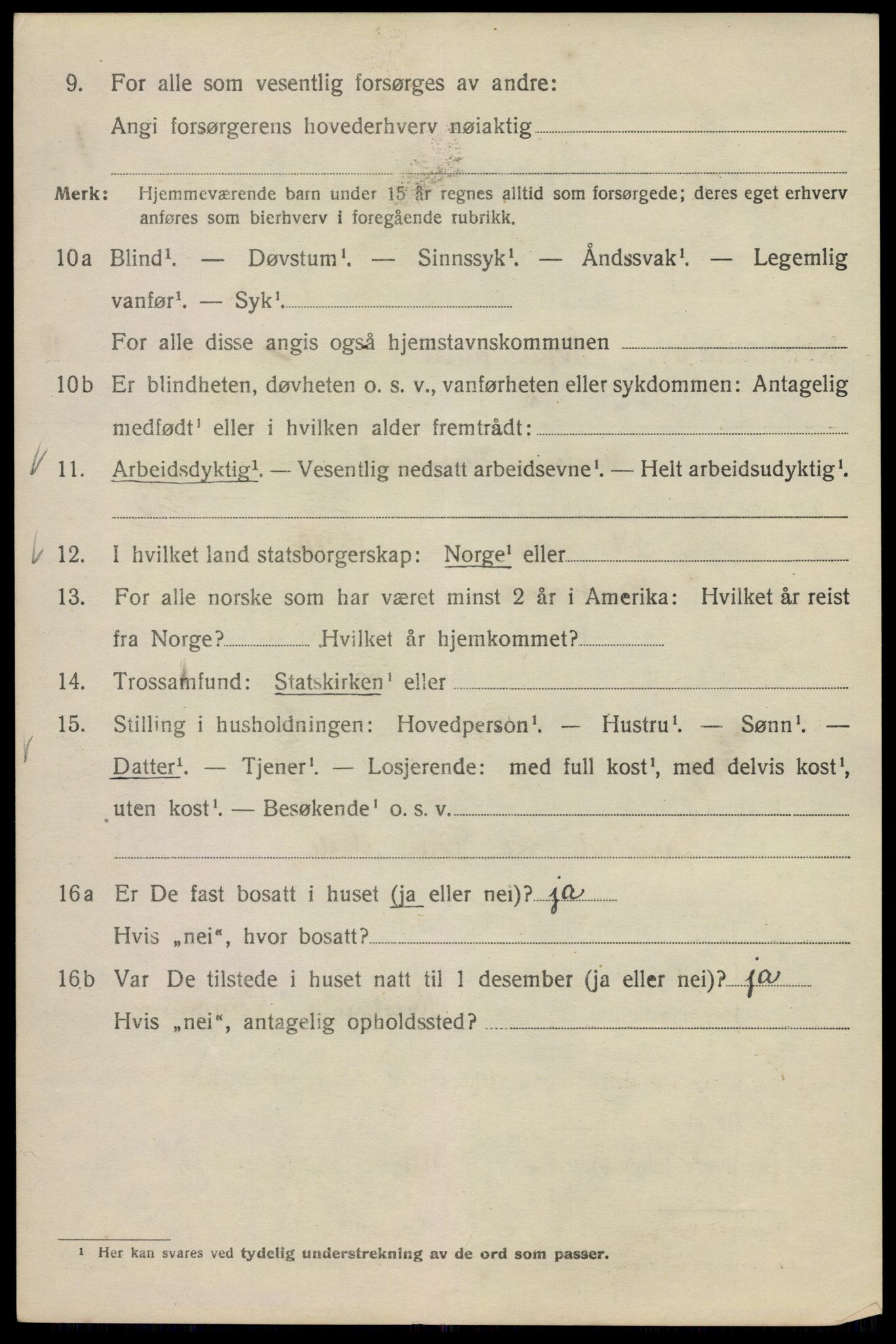 SAO, Folketelling 1920 for 0301 Kristiania kjøpstad, 1920, s. 527002