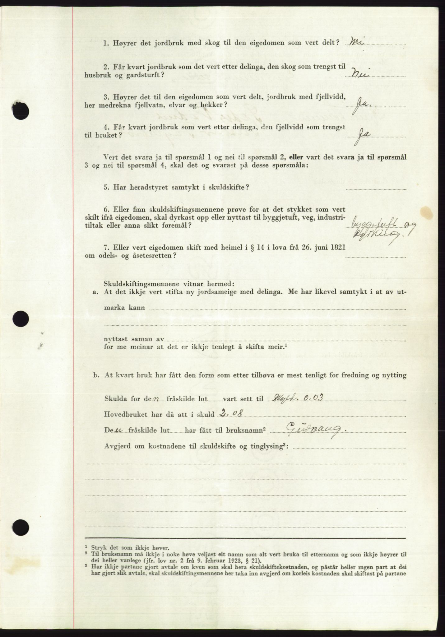 Søre Sunnmøre sorenskriveri, AV/SAT-A-4122/1/2/2C/L0086: Pantebok nr. 12A, 1949-1950, Dagboknr: 937/1950