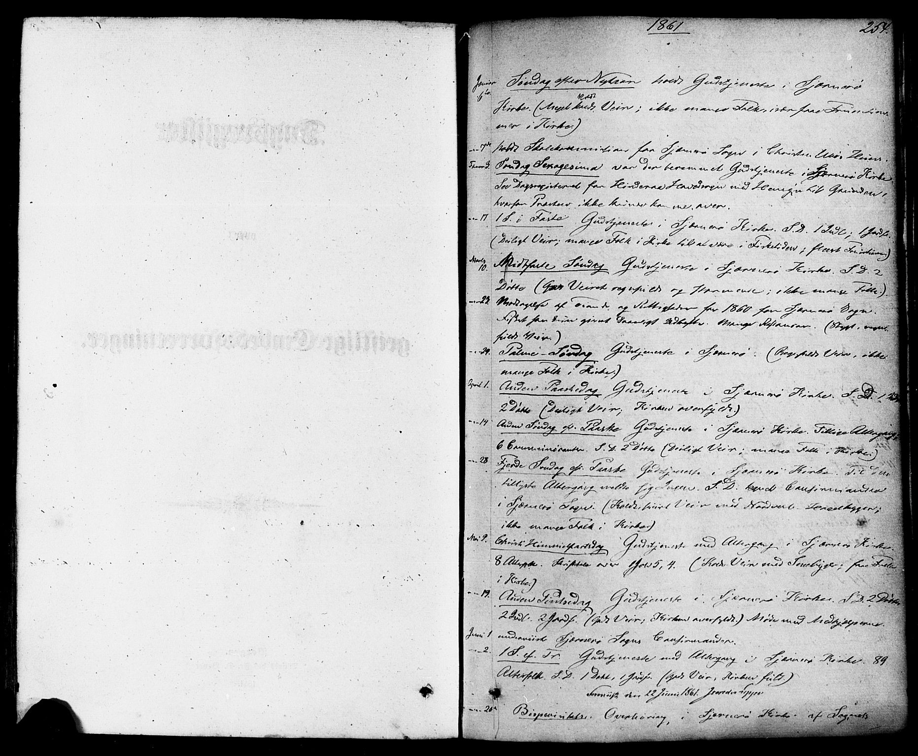 Nedstrand sokneprestkontor, SAST/A-101841/01/IV: Ministerialbok nr. A 10, 1861-1887, s. 254